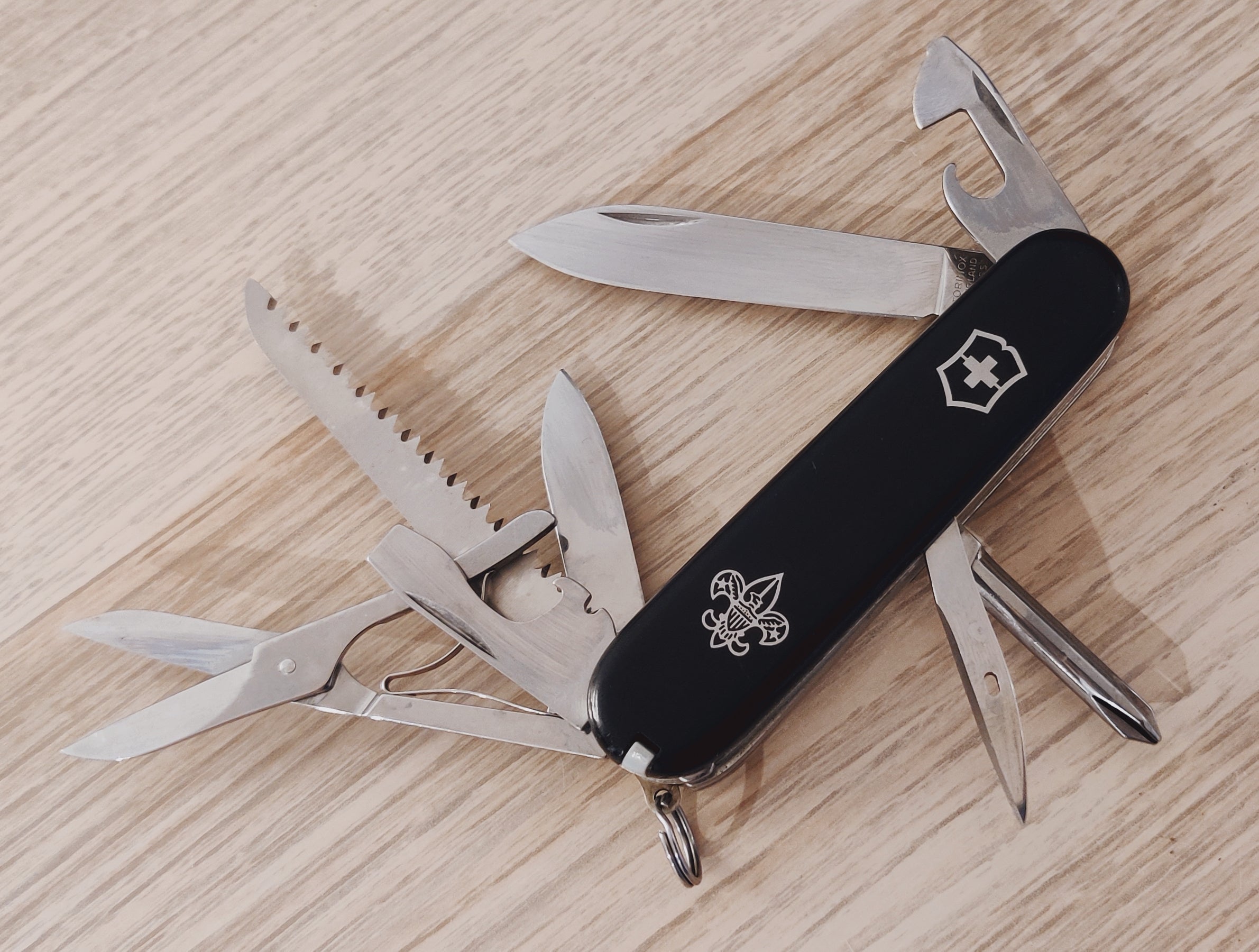 Victorinox Swiss Army Knife Huntsman Fieldmaster BSA Black metal 