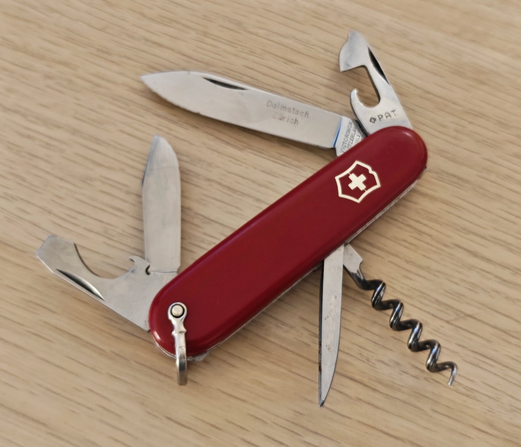 Victorinox Swiss Army Knife Tourist Victoria Zurich 1961-1971 Bail