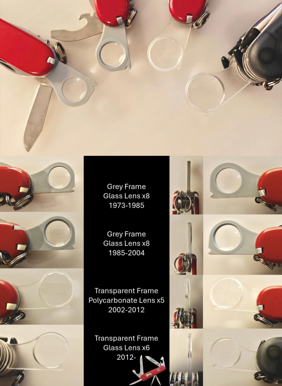 Victorinox Magnifying Glass Models & Evolution