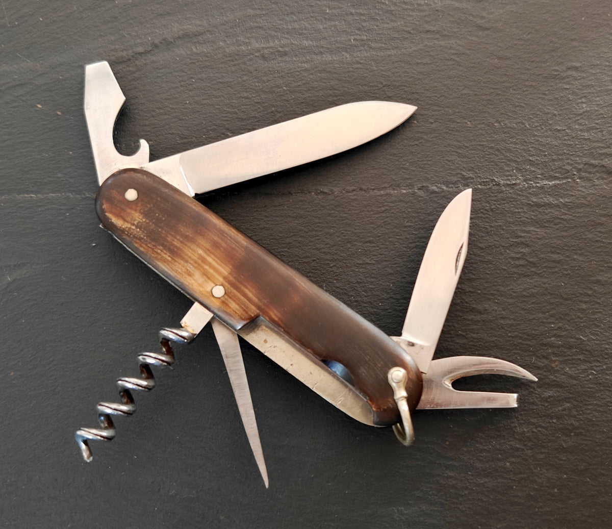 Victorinox Swiss Army Knife Standard Model 234U Armée Suisse 1931-1943 Horn