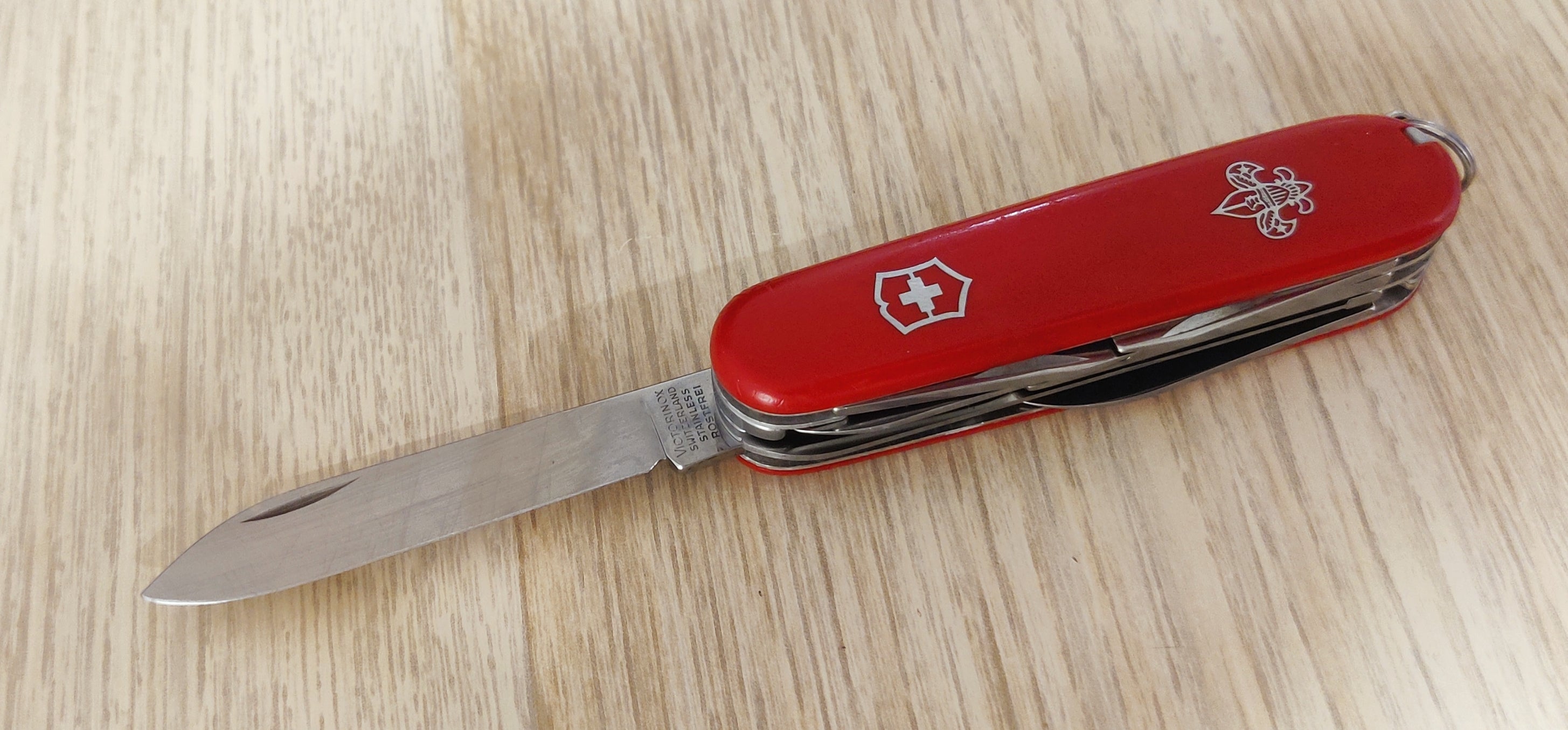 Couteau suisse Victorinox Huntsman Fieldmaster BSA avec incrustation métallique, collection 1992-2005