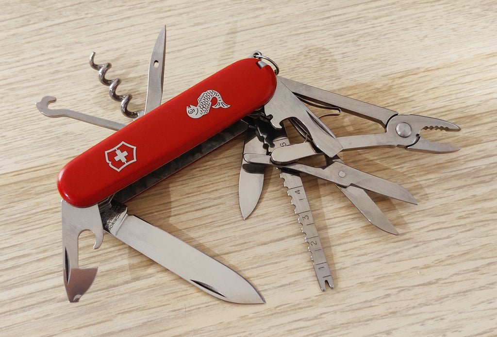 Victorinox Swiss Army Deluxe Angler Waterman 1992-1996