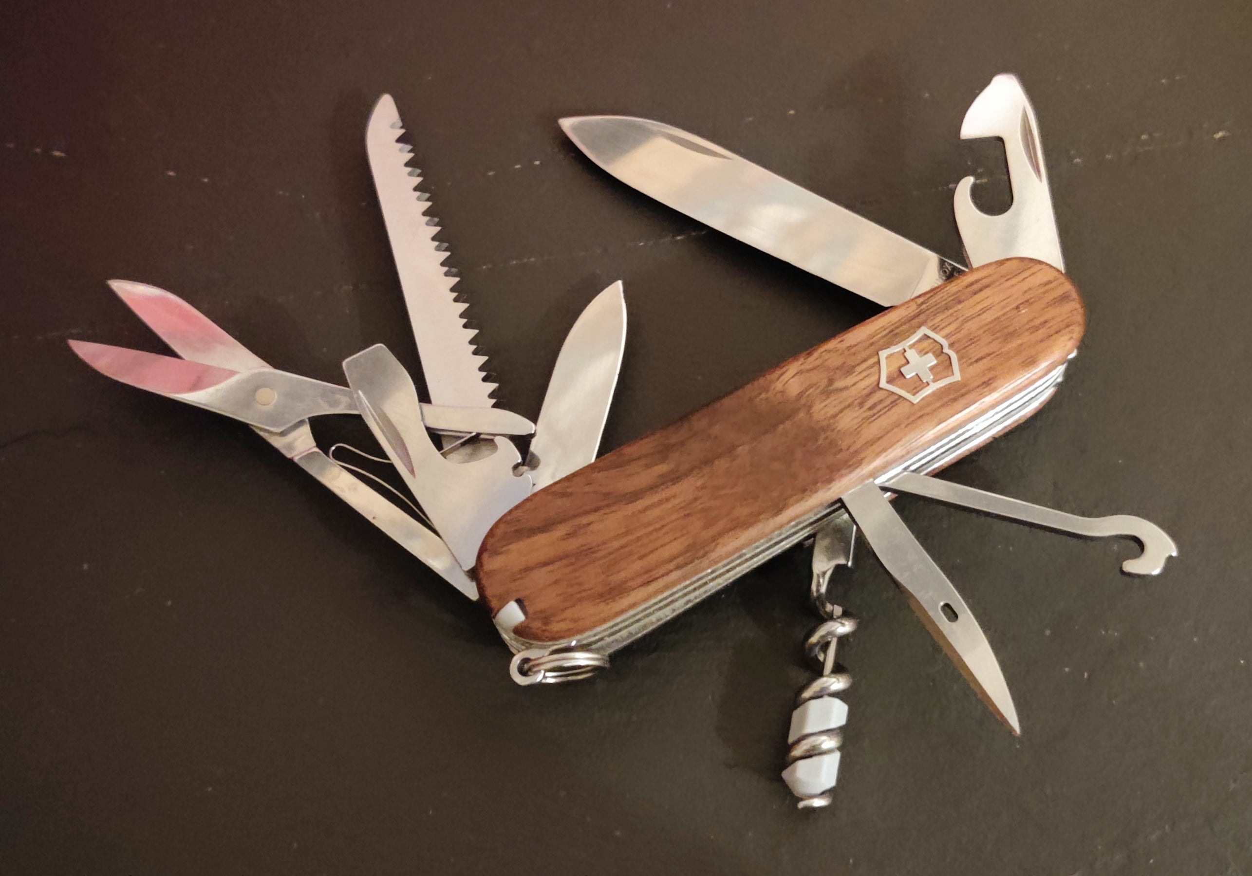 Victorinox Swiss Army Huntsman Walnut Wood