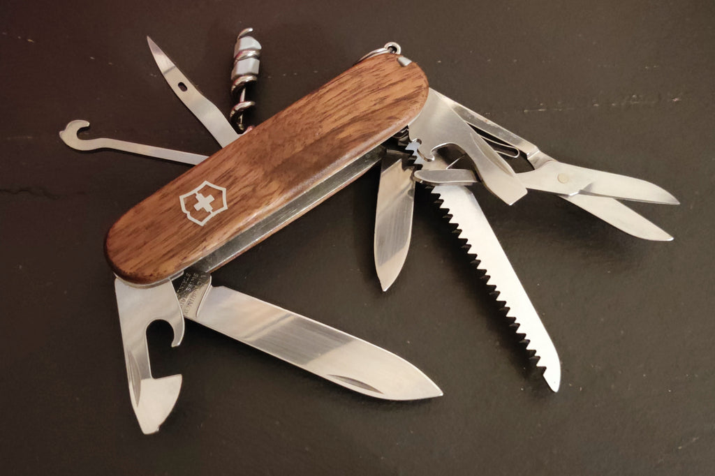 Victorinox Swiss Army Huntsman Walnut Wood