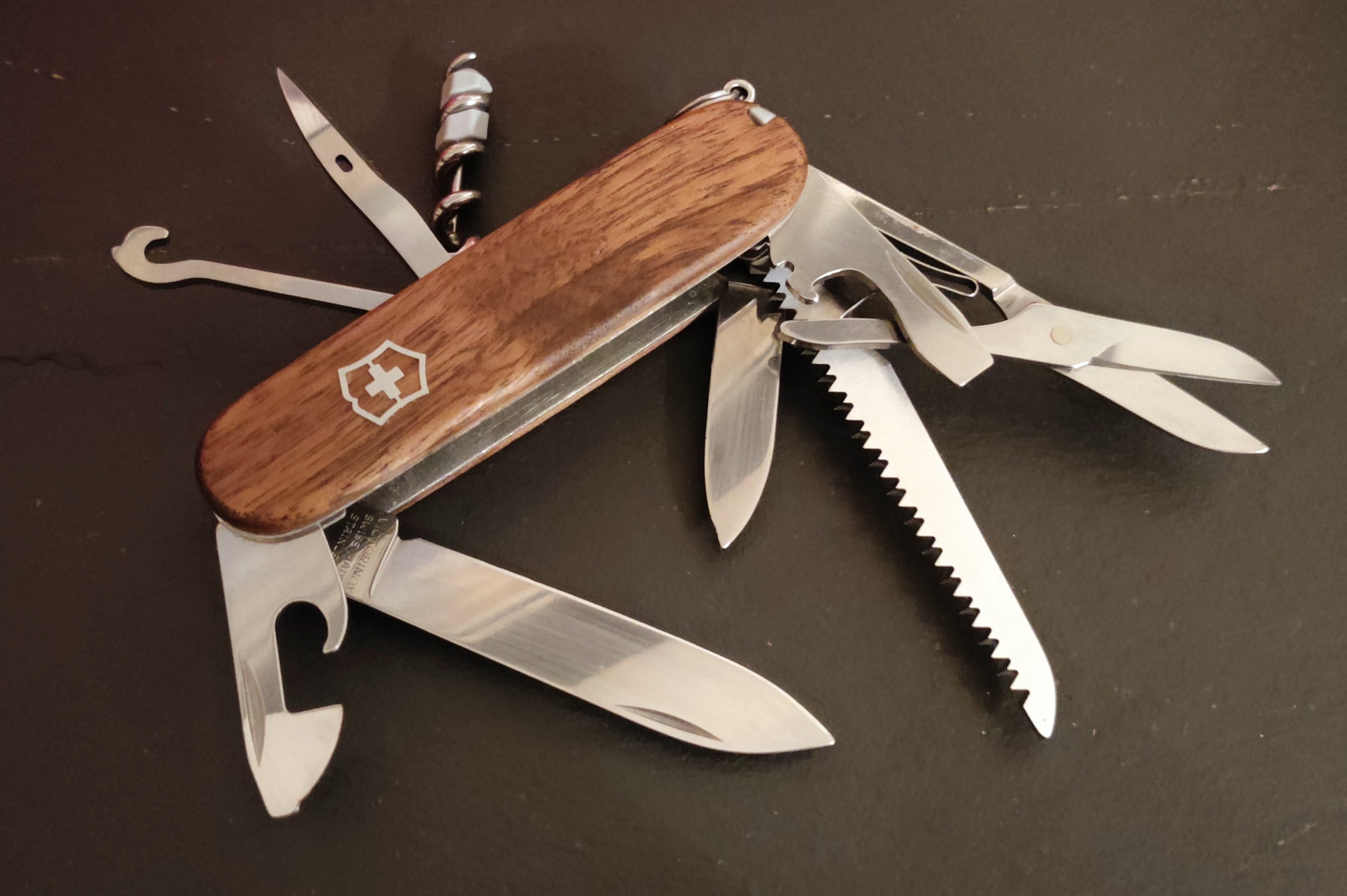 Victorinox Swiss Army Huntsman Walnut Wood