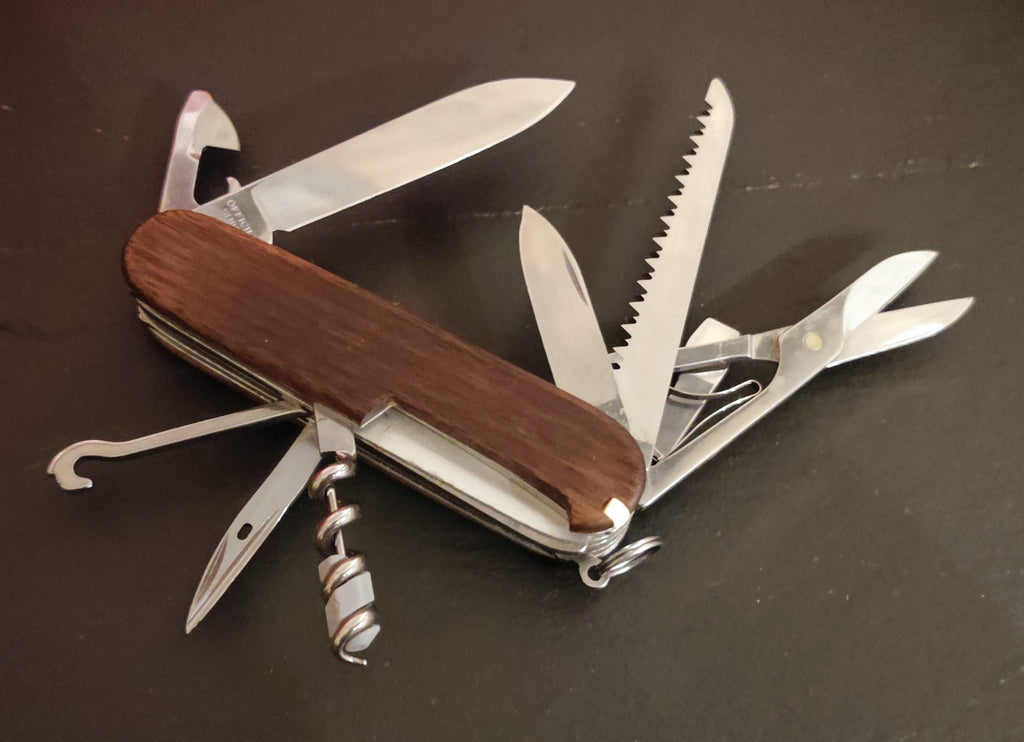 Victorinox Swiss Army Huntsman Walnut Wood