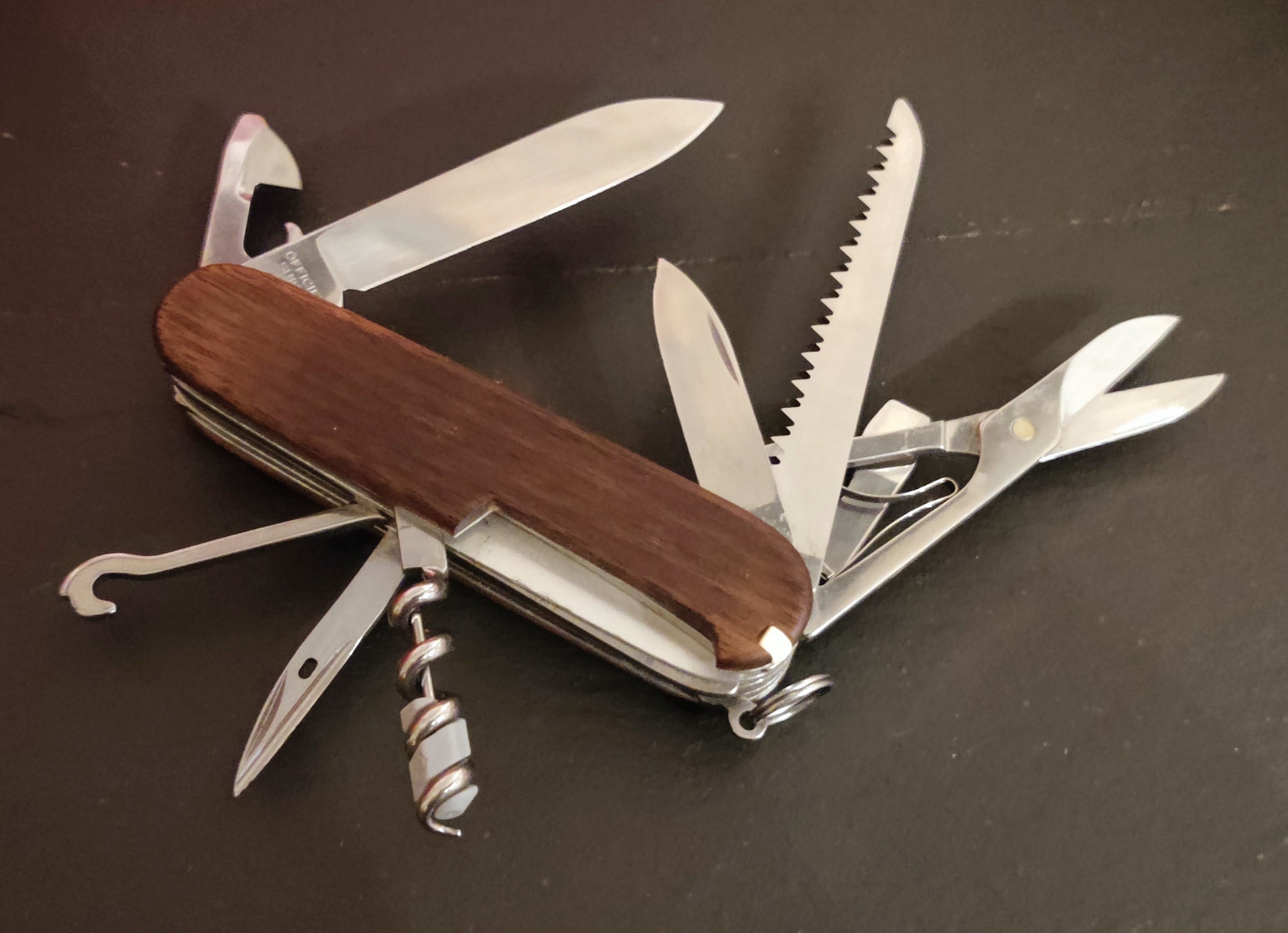 Victorinox Swiss Army Huntsman Walnut Wood