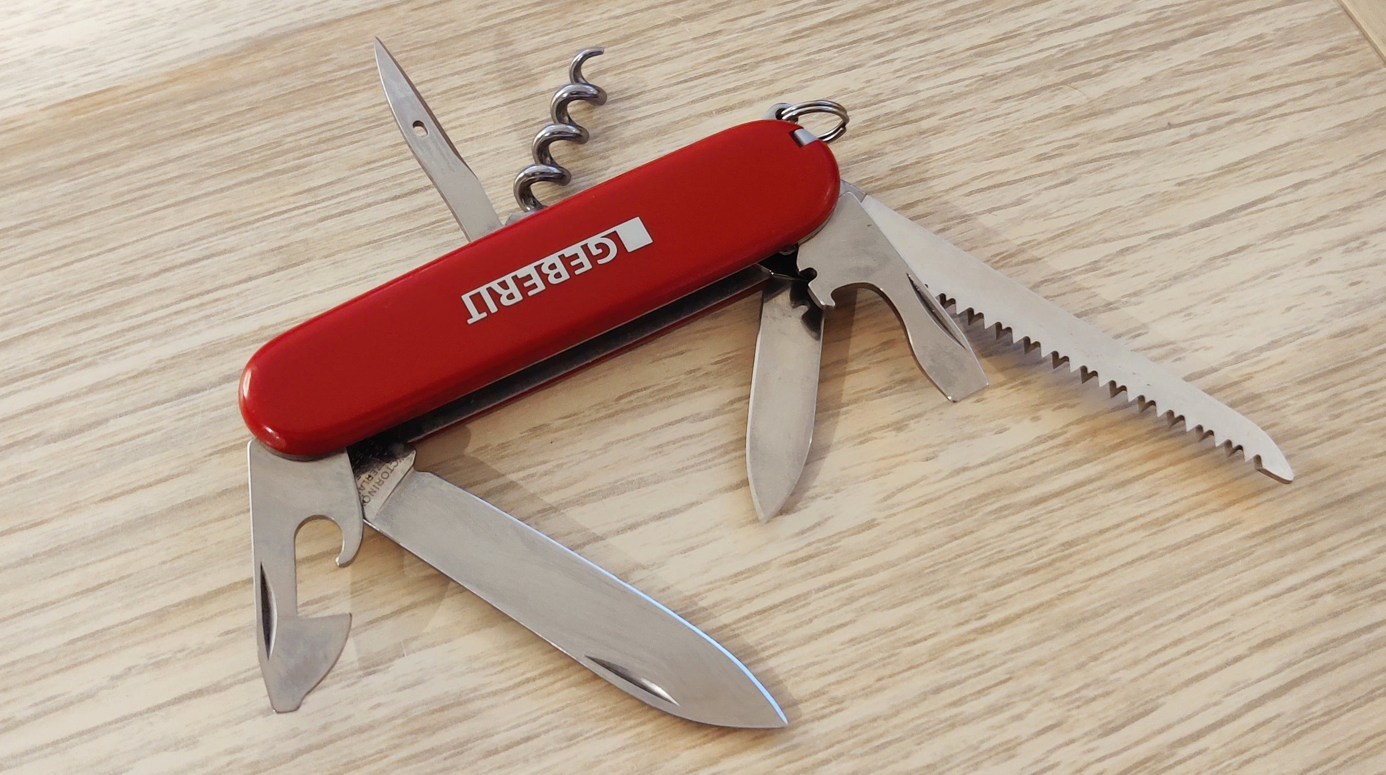 Victorinox Swiss Army Knife Camper Geberit metal inlay