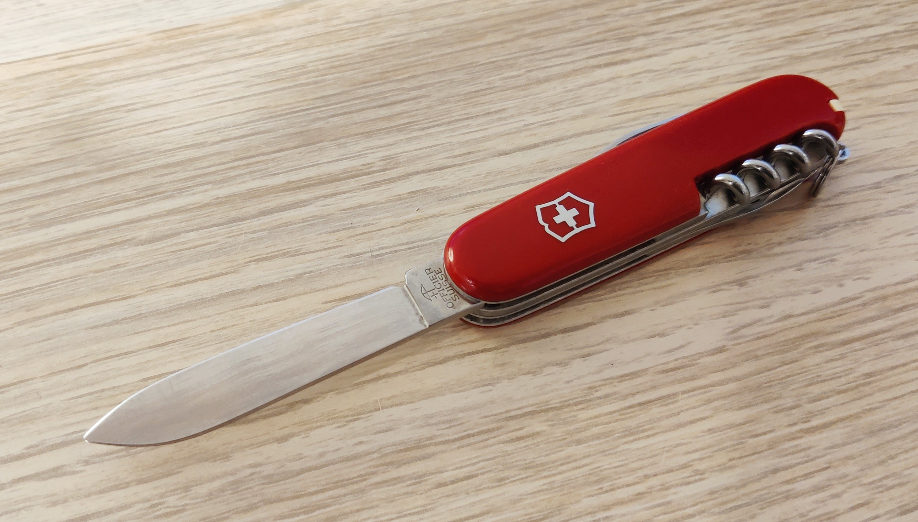 Victorinox Swiss Army Knife Camper Geberit metal inlay
