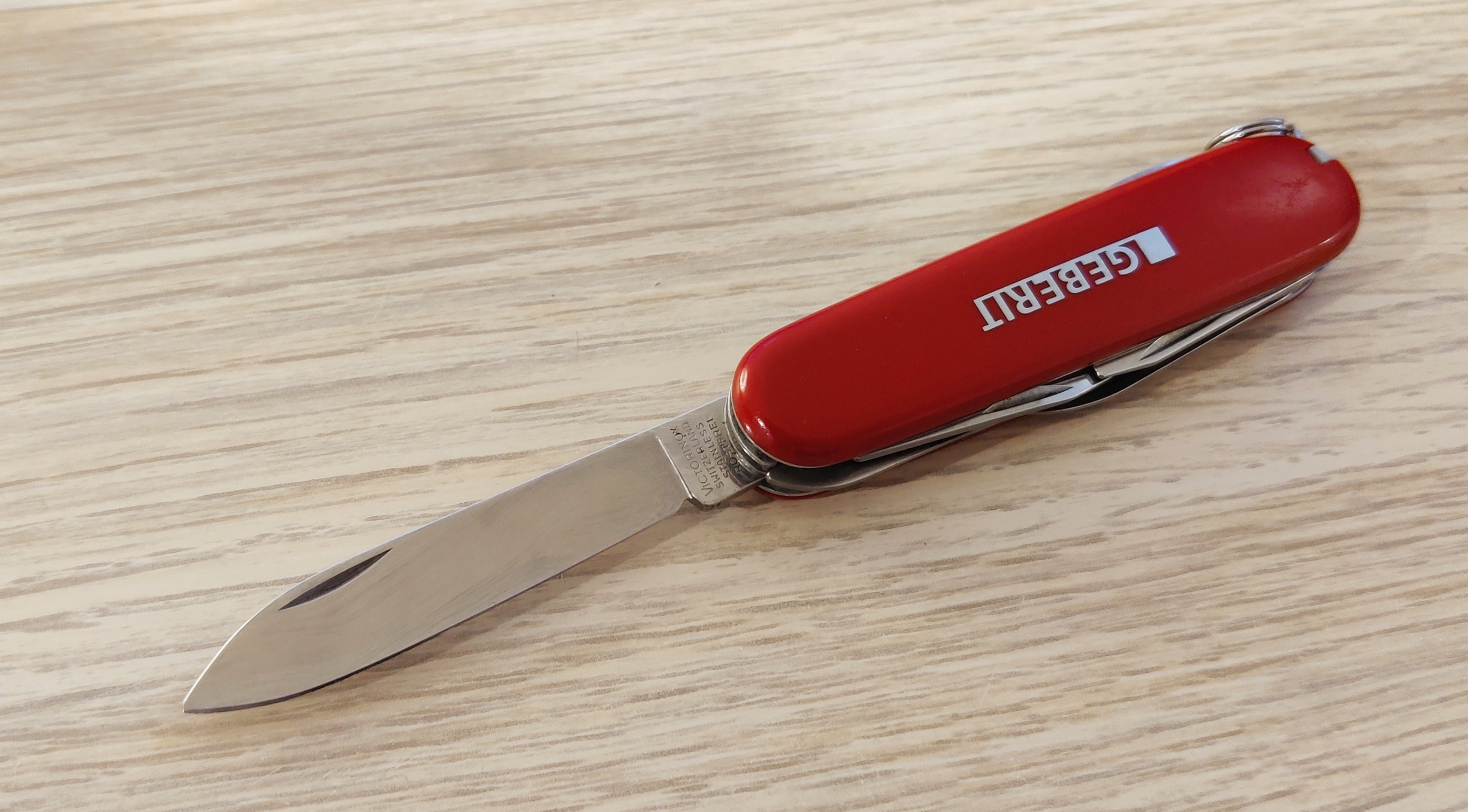 Victorinox Swiss Army Knife Camper Geberit metal inlay