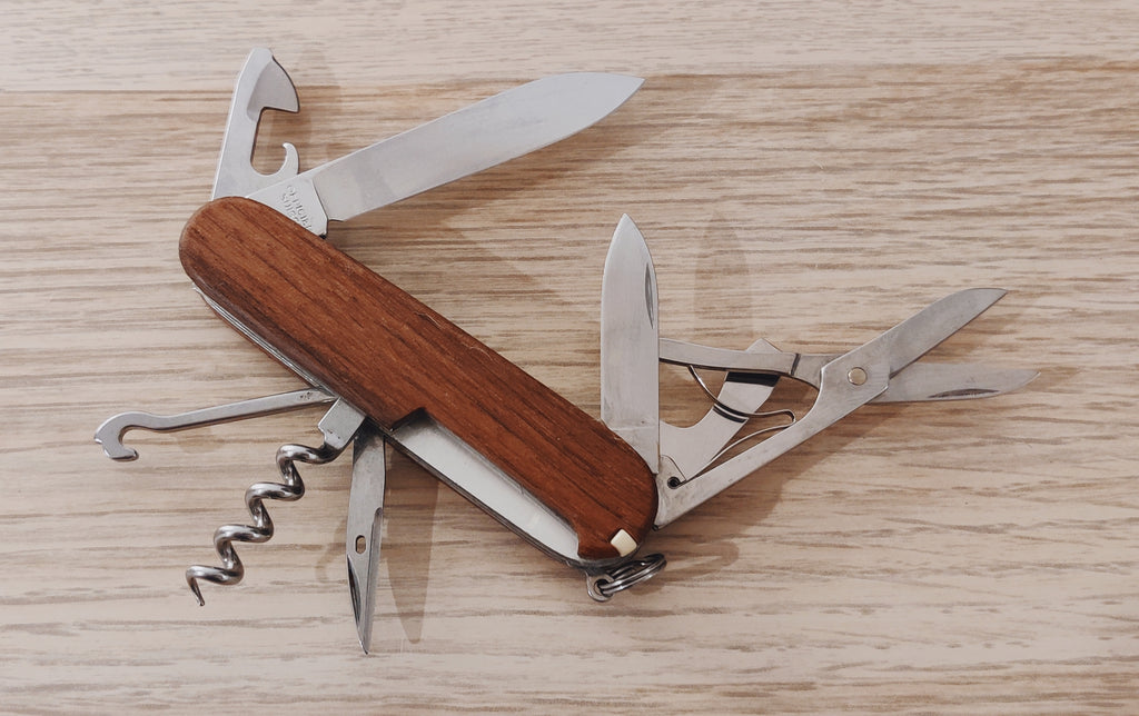 Victorinox Swiss Army Climber Walnut Wood