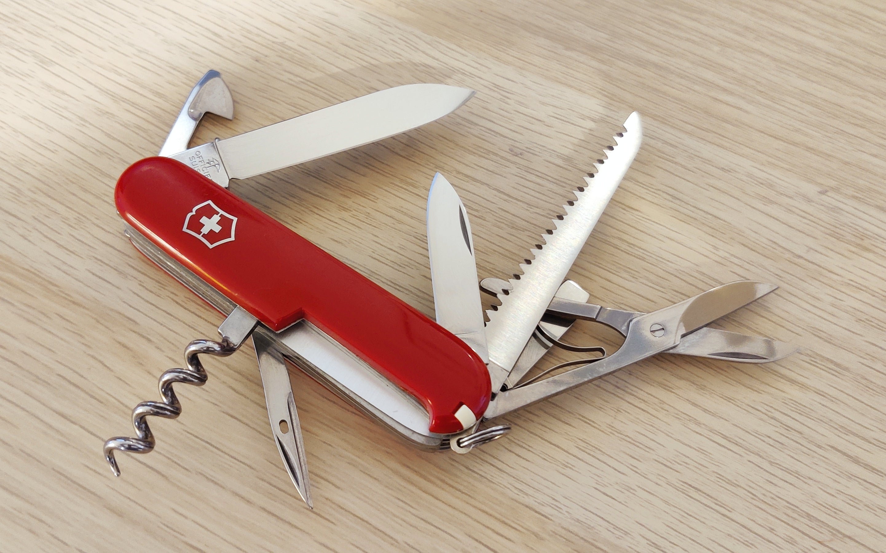 Victorinox Swiss Army Huntsman Confoederatio Helvetica 1991 metal inlay