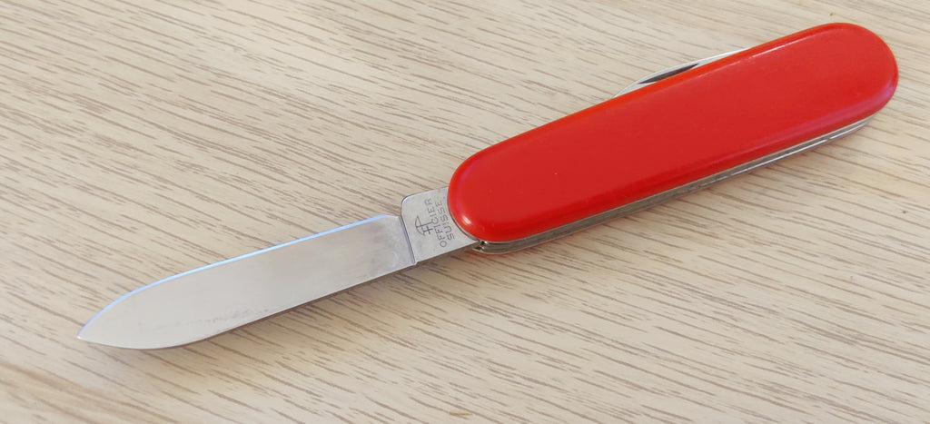 Victorinox Swiss Army Knife Recruit 84mm Economy Red Cherry 1976-1985