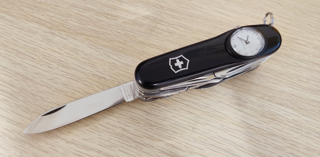 Victorinox Swiss Army Supertimer - Reloj con números romanos en negro