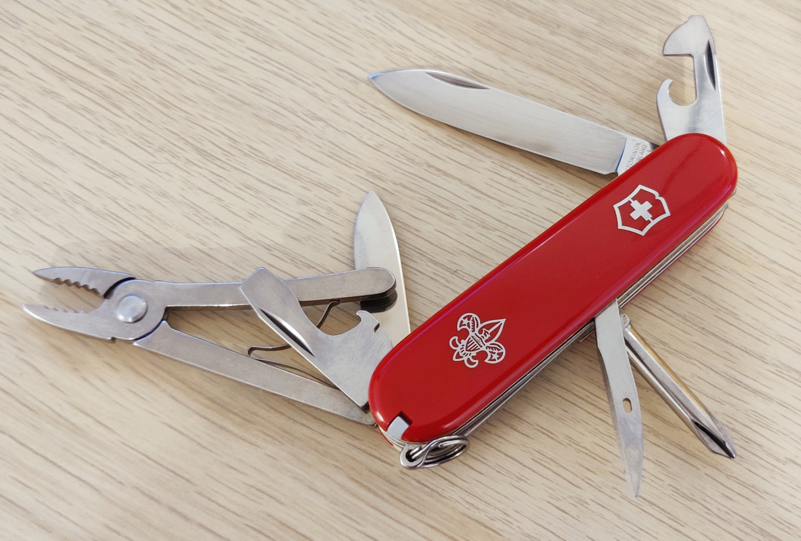 Victorinox Swiss Army Knife Mechanic BSA 1988-1991 Metal Inlay