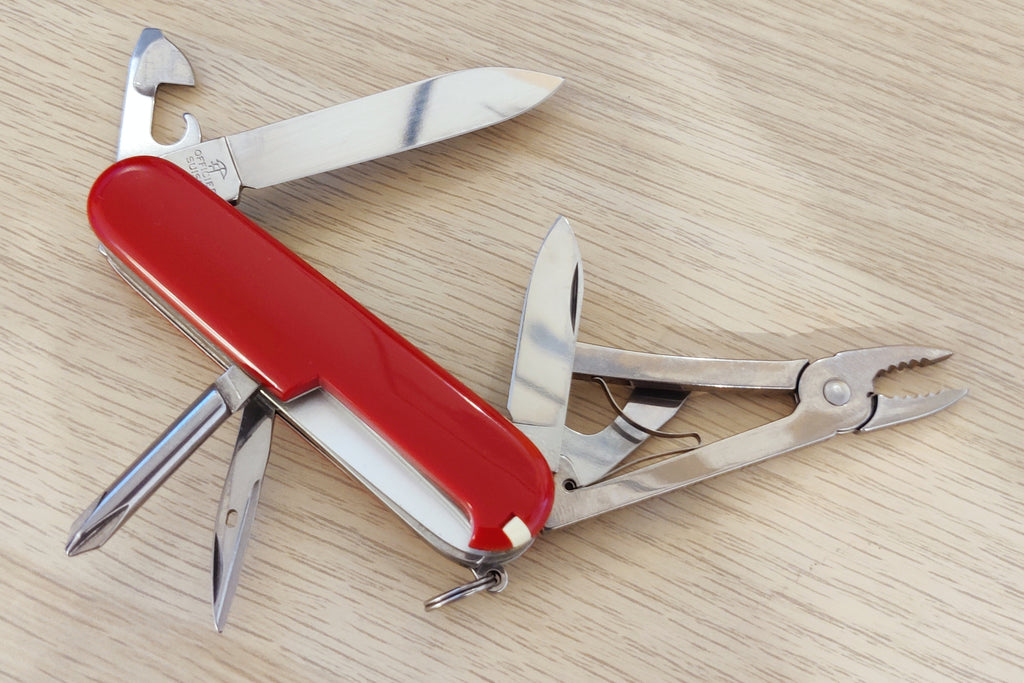 Couteau suisse Victorinox Mechanic BSA 1988-1991 avec incrustation métallique