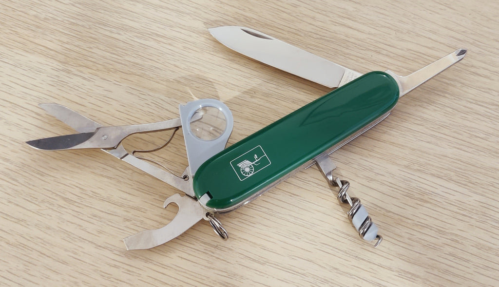 Victorinox Swiss Army Knife Yeoman Heuliez metal inlay pre-1991