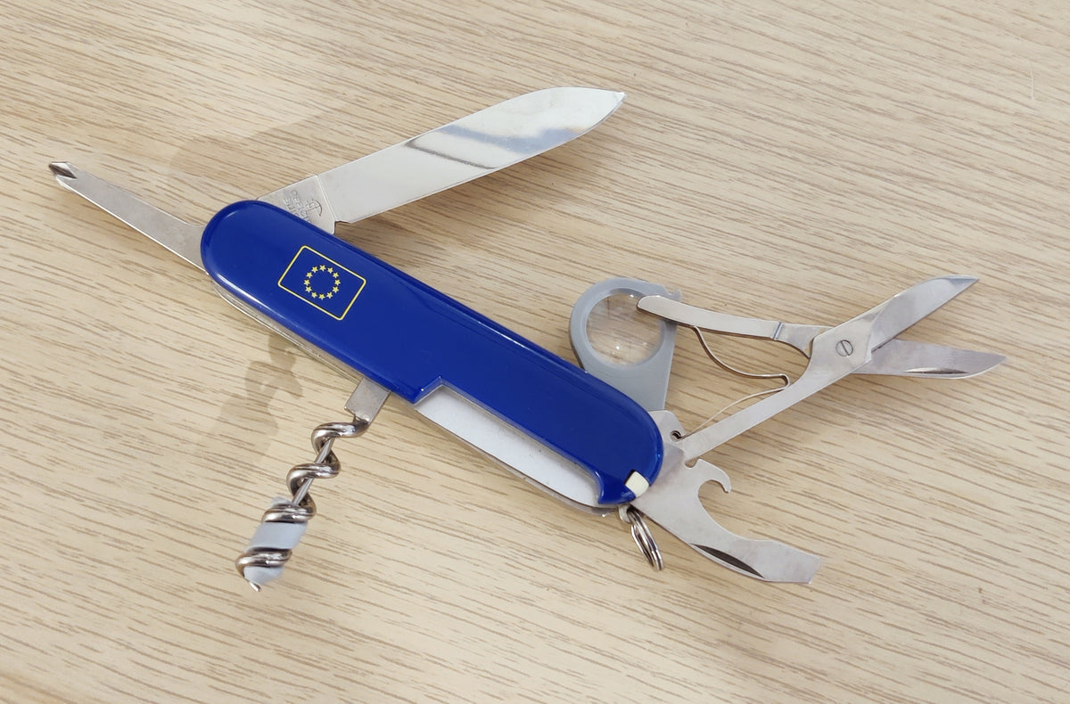 Victorinox Swiss Army Knife Yeoman Heuliez metal inlay pre-1991