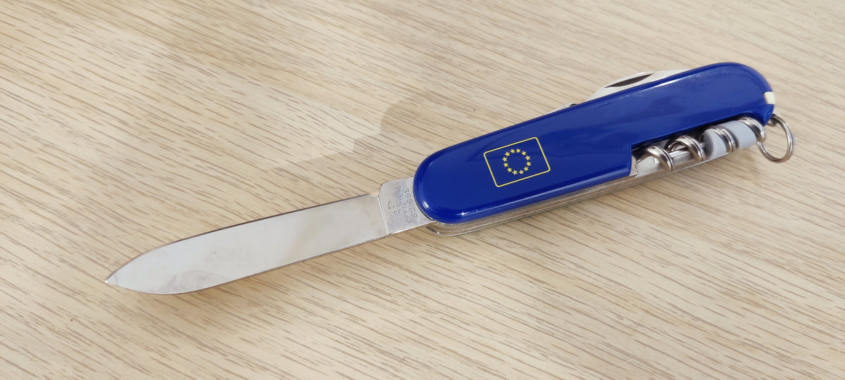 Victorinox Swiss Army Knife Yeoman Heuliez metal inlay pre-1991