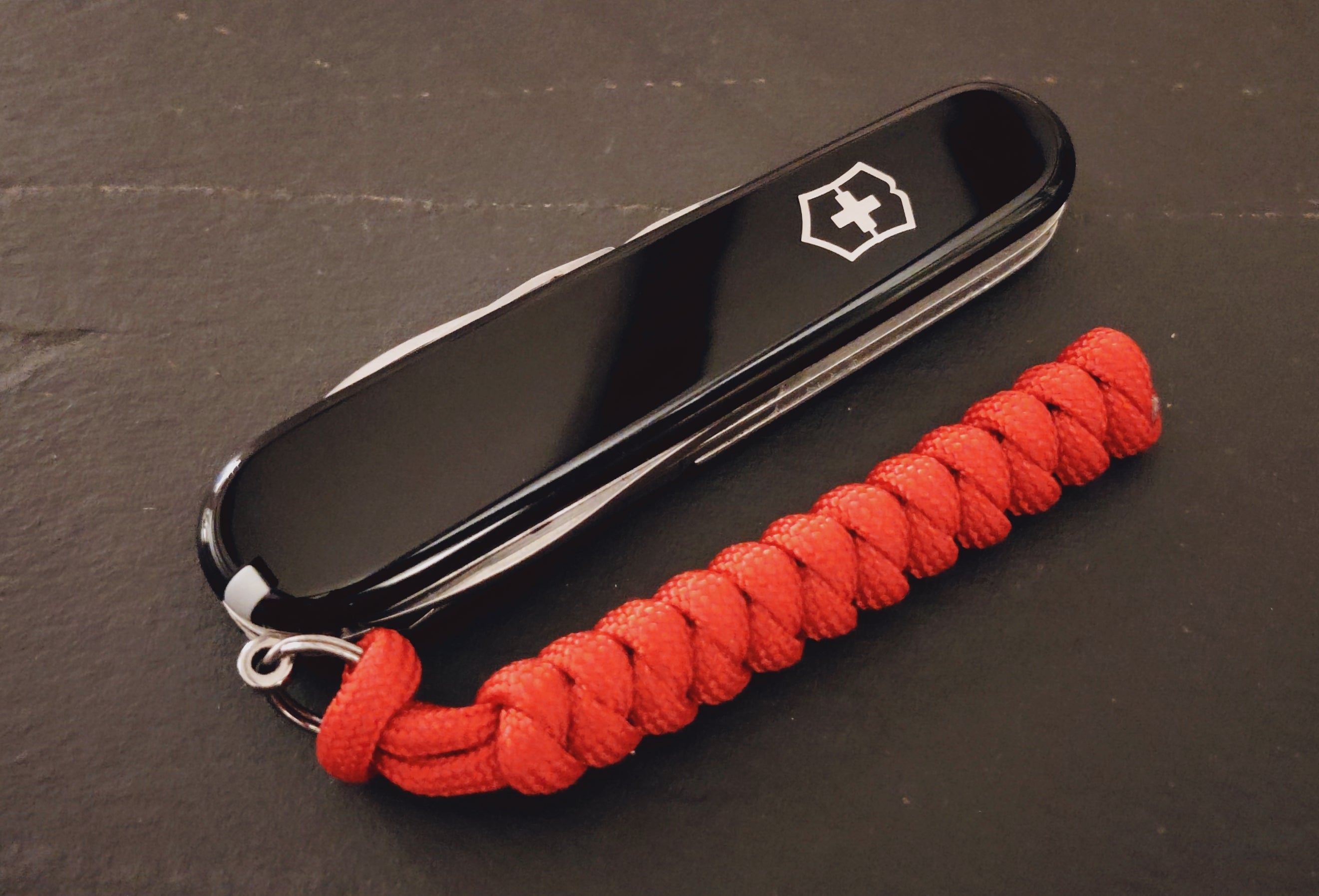 Cordão Paracord Vermelho para Victorinox SAK