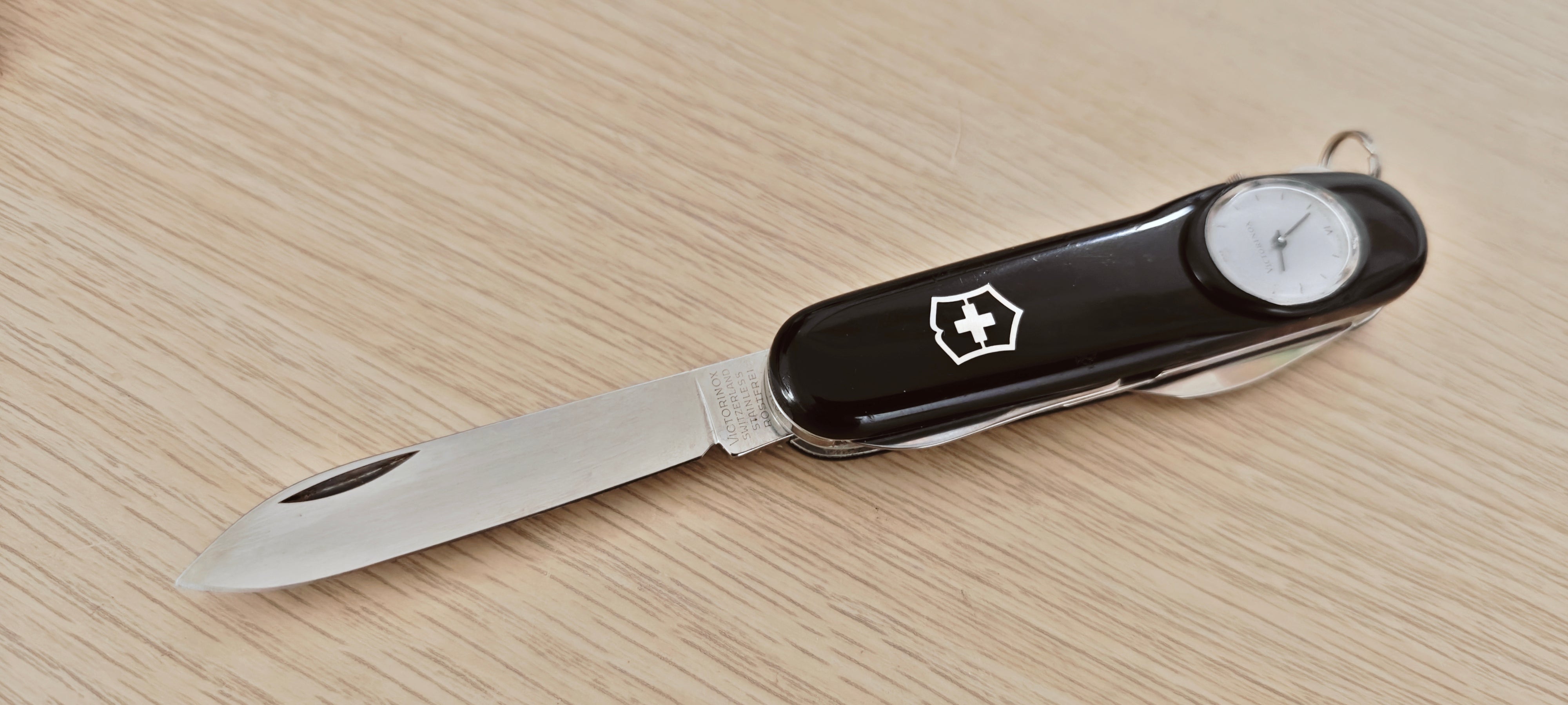 Victorinox Swiss Army Knife Timekeeper Roman Numerals Black – SAKnife