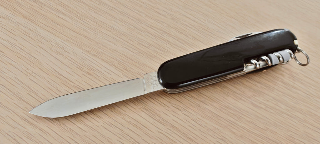 Victorinox Swiss Army Knife Timekeeper Roman Numerals Black