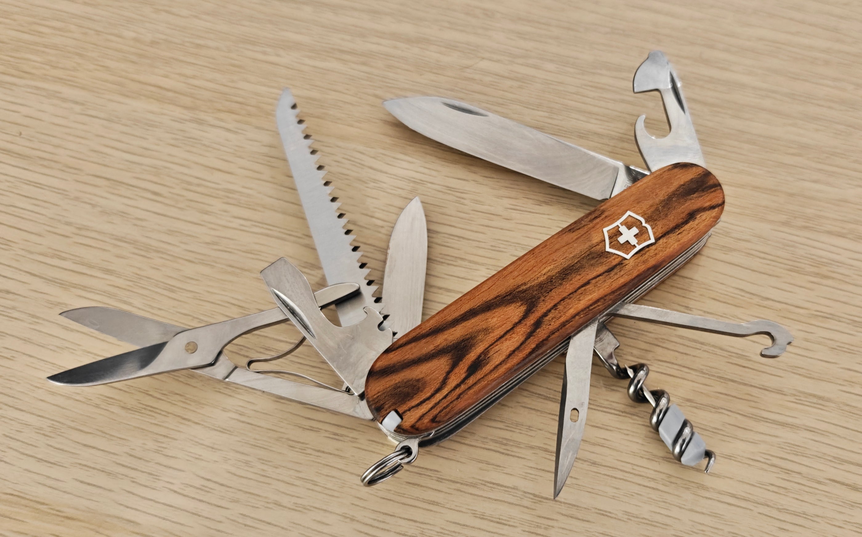 Victorinox Swiss Army Knife Huntsman Sandal Wood
