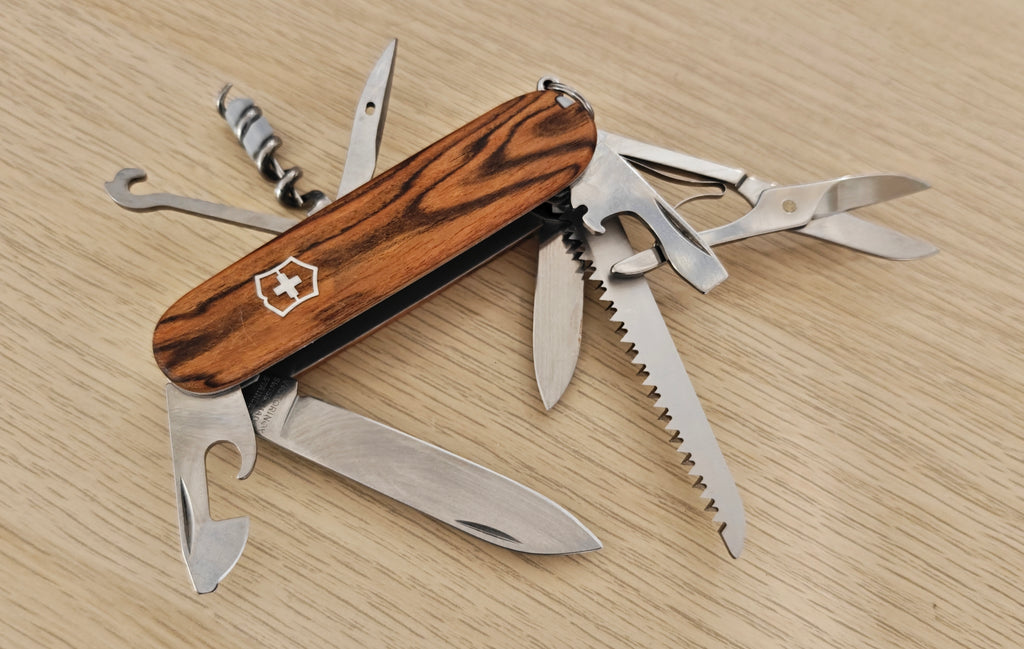 Victorinox Swiss Army Knife Huntsman Sandal Wood