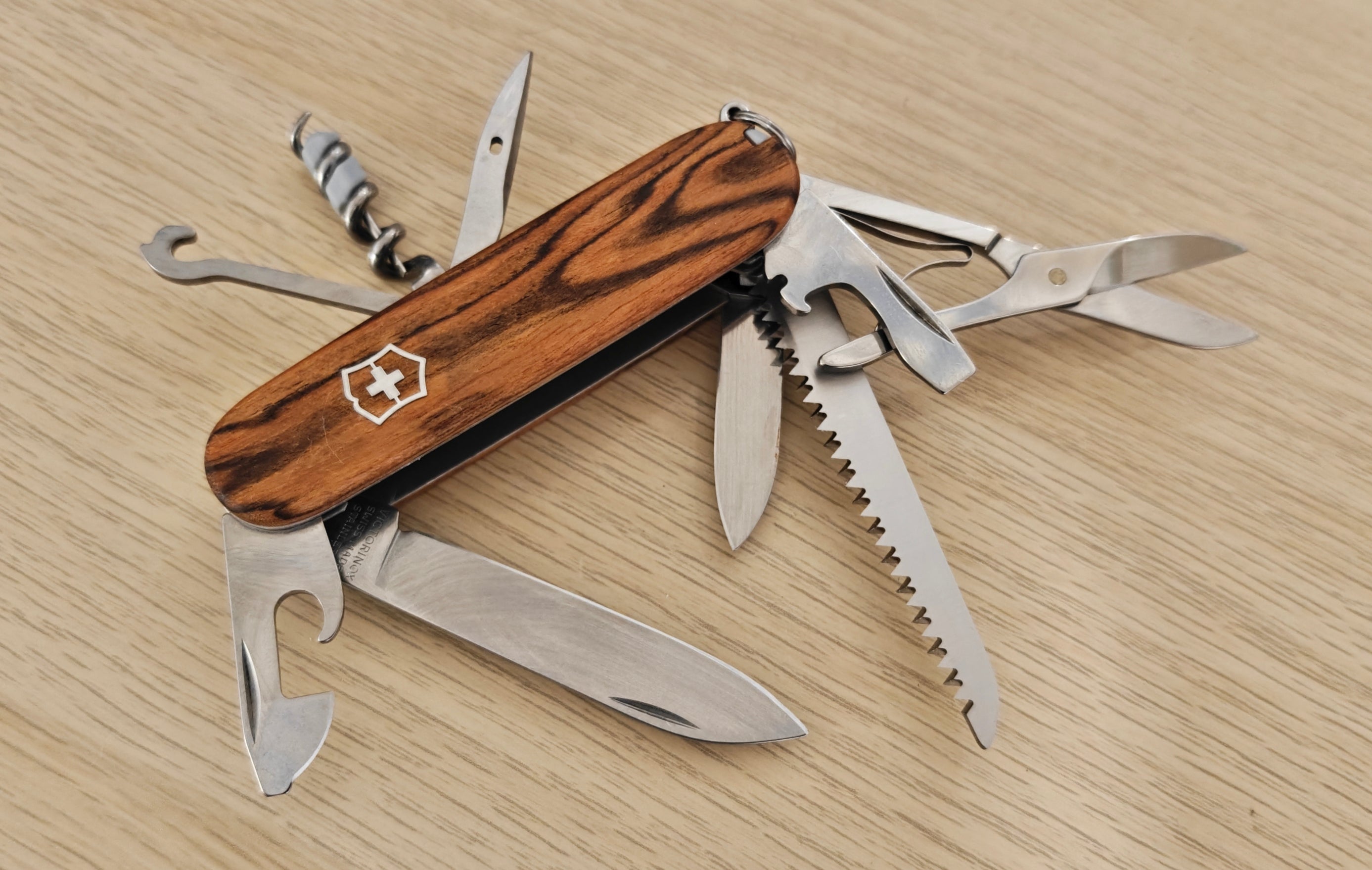 Victorinox Swiss Army Knife Huntsman Sandal Wood