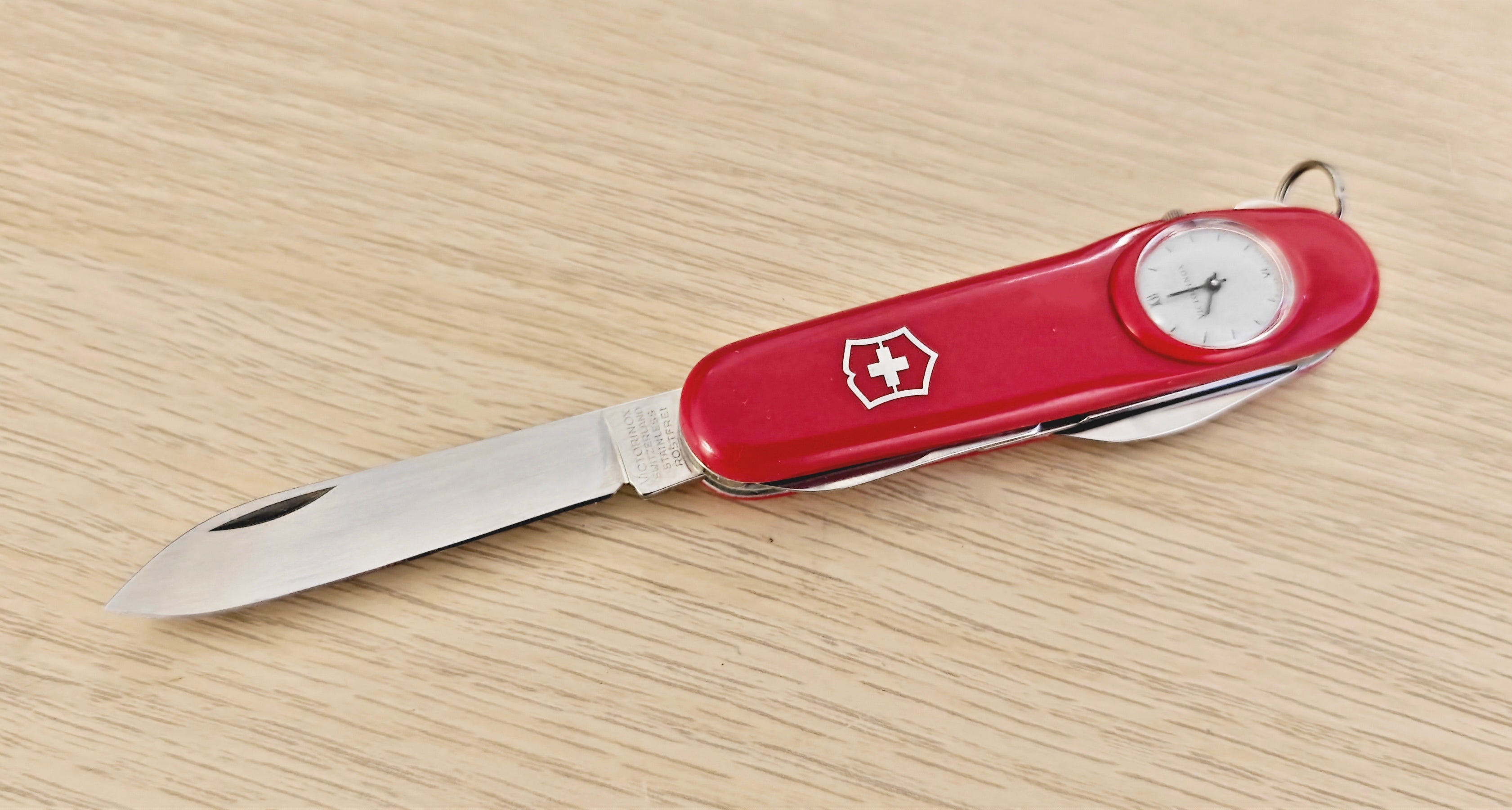Victorinox Swiss Army Knife Timekeeper red Roman 1990 Early