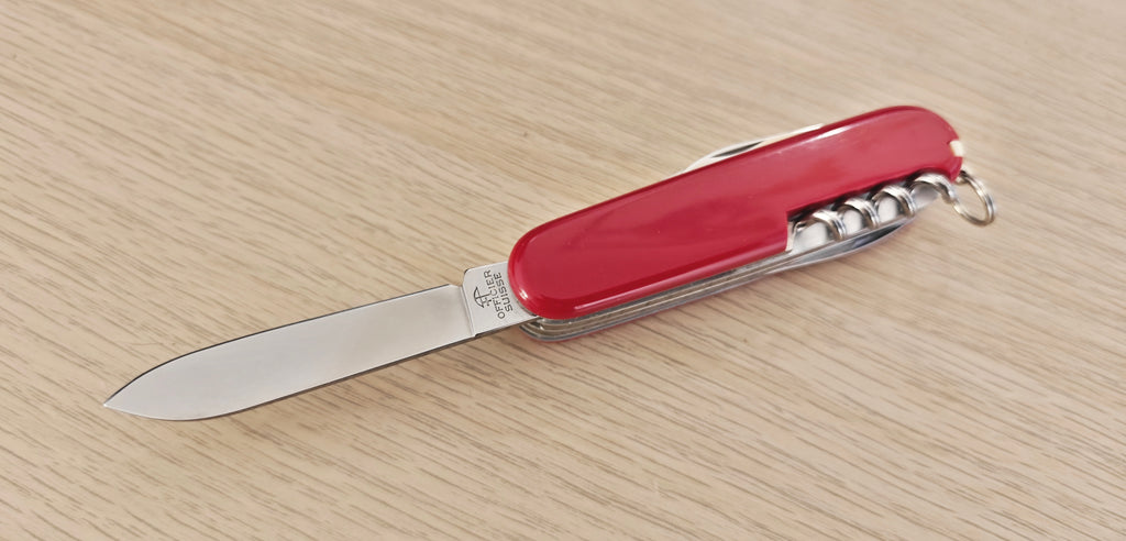 Victorinox Swiss Army Knife Explorer left handed Zurich 1985 NIB