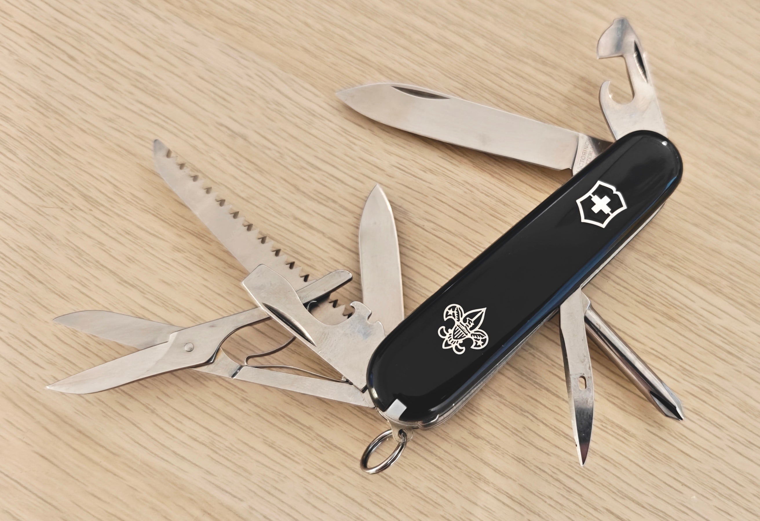 Victorinox Swiss Army Knife Huntsman Fieldmaster BSA Black NIB 1985-1991