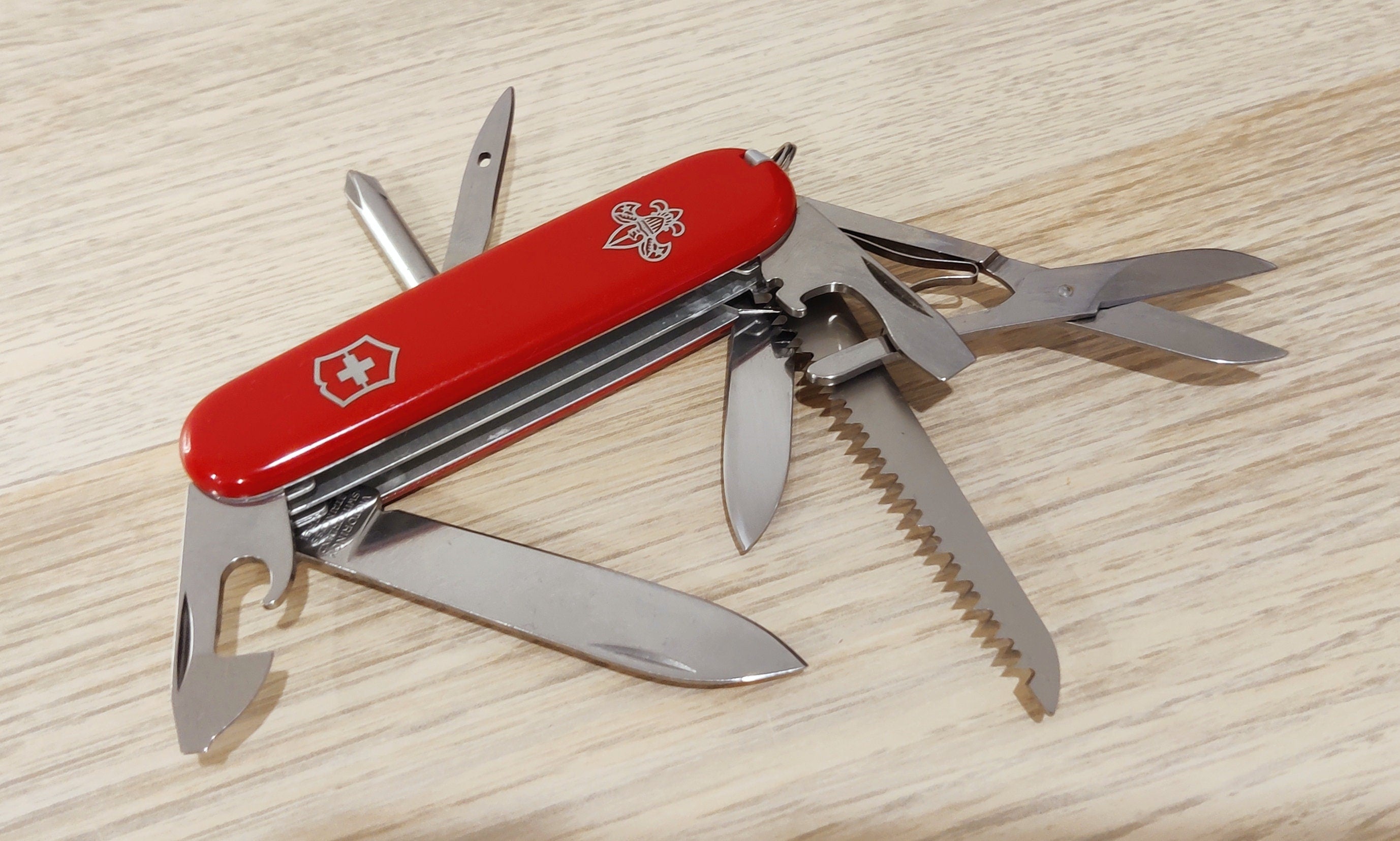 Victorinox Swiss Army Huntsman Fieldmaster BSA metal inlay Collector 1985-1991