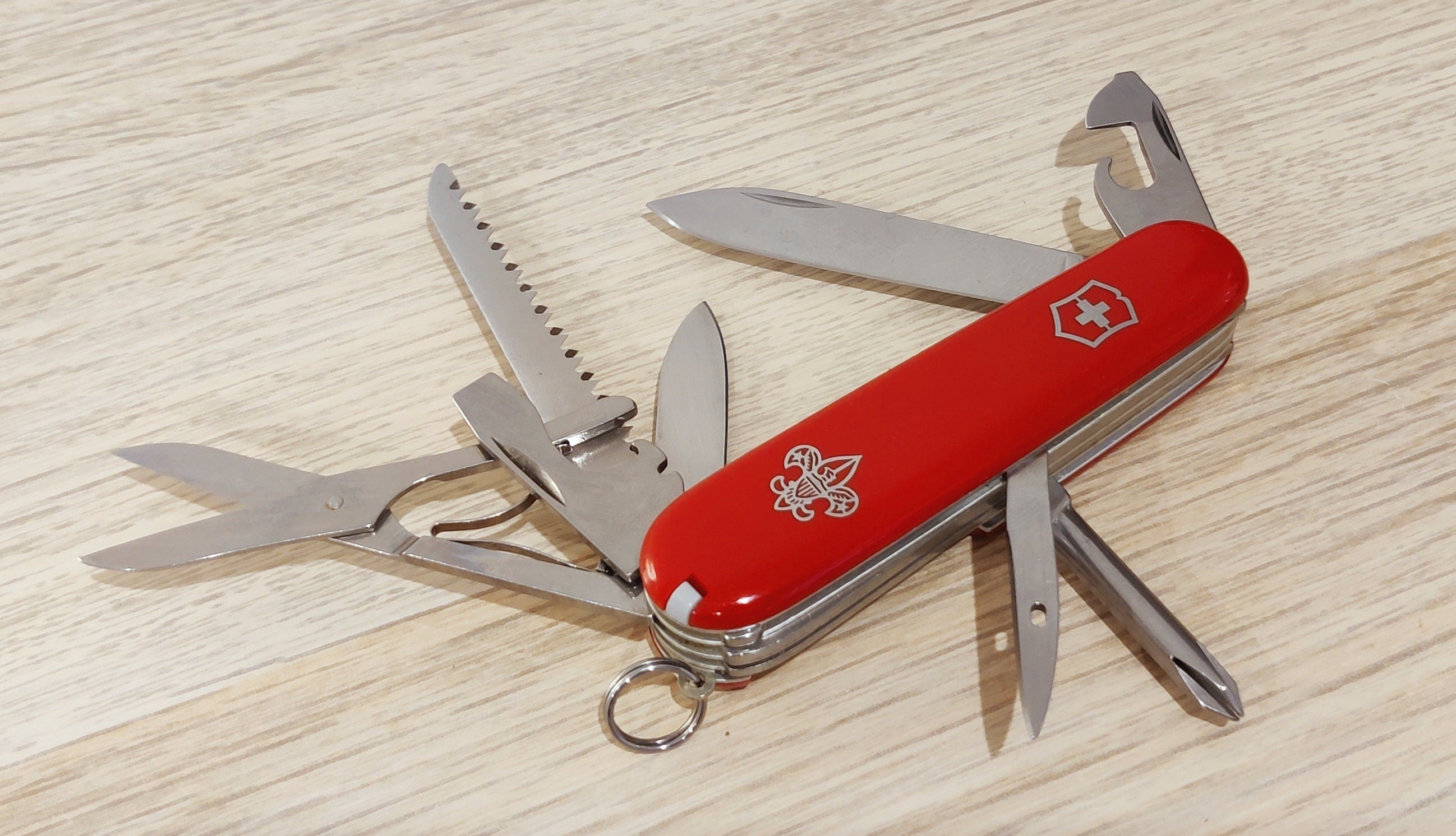 Victorinox Swiss Army Huntsman Fieldmaster BSA metal inlay Collector 1985-1991