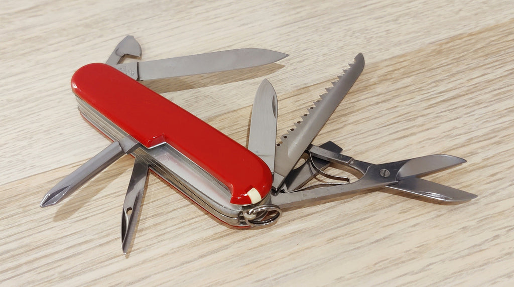 Victorinox Swiss Army Huntsman Fieldmaster BSA metal inlay Collector 1985-1991