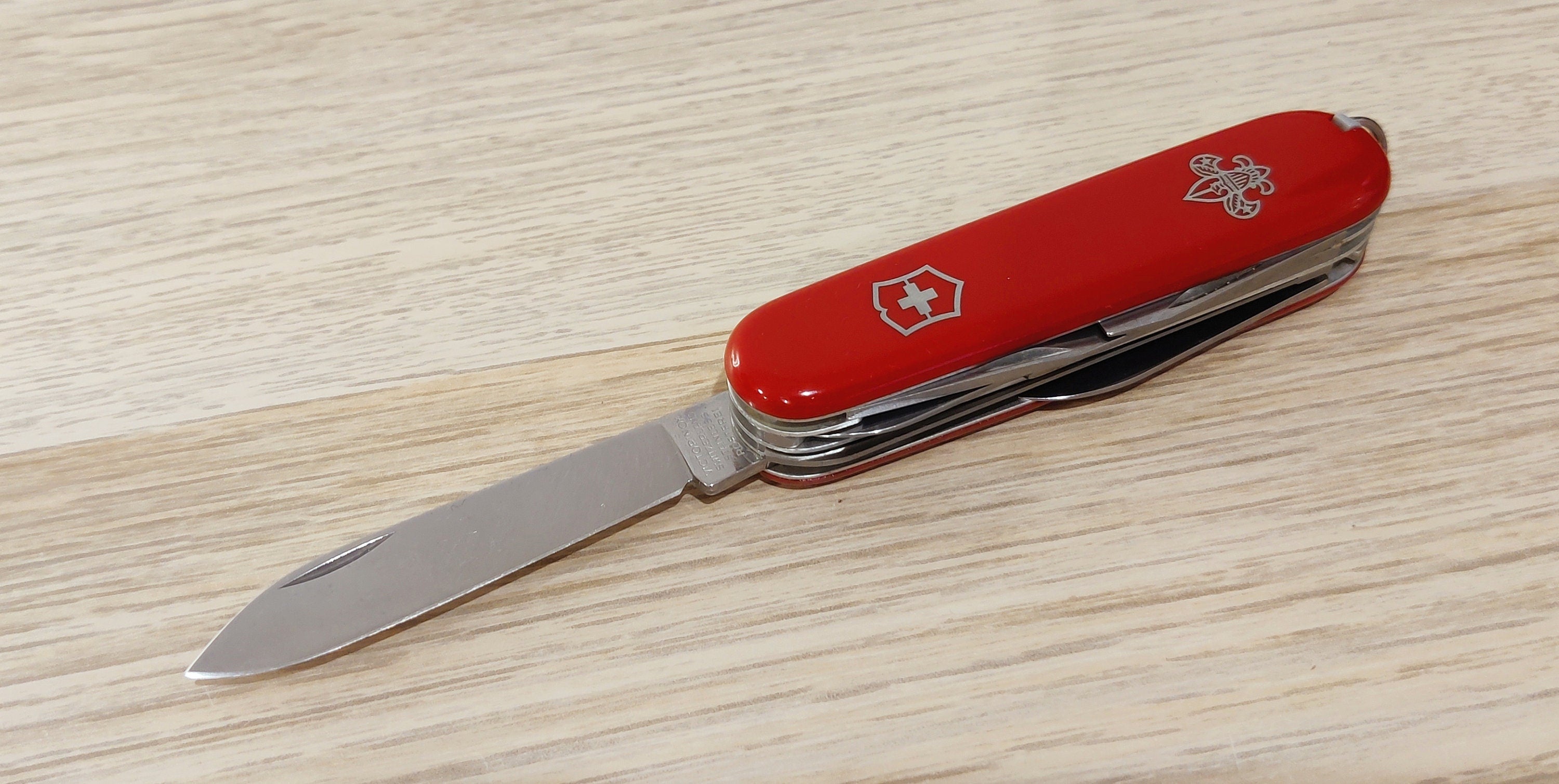 Victorinox Swiss Army Huntsman Fieldmaster BSA metal inlay Collector 1985-1991