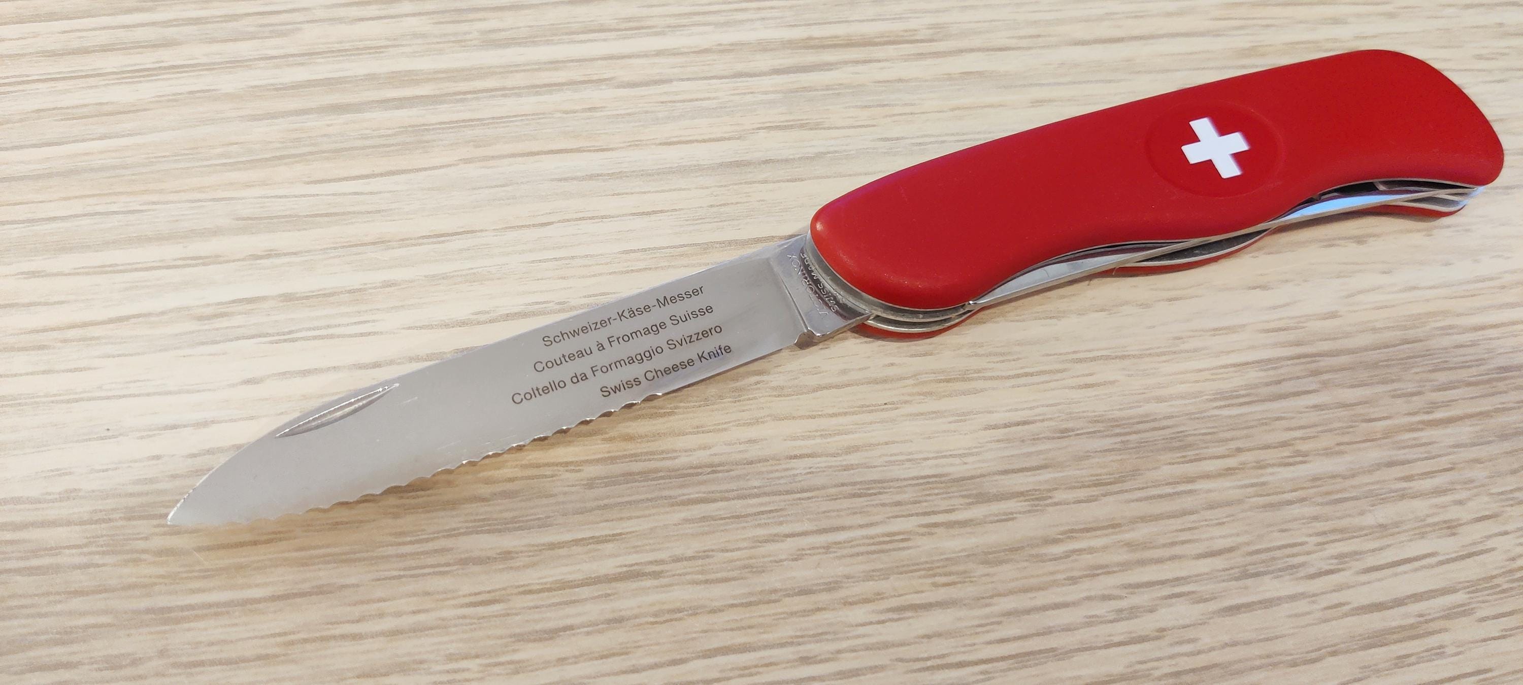 Victorinox Swiss Army Cheese Kasemesser Slide lock