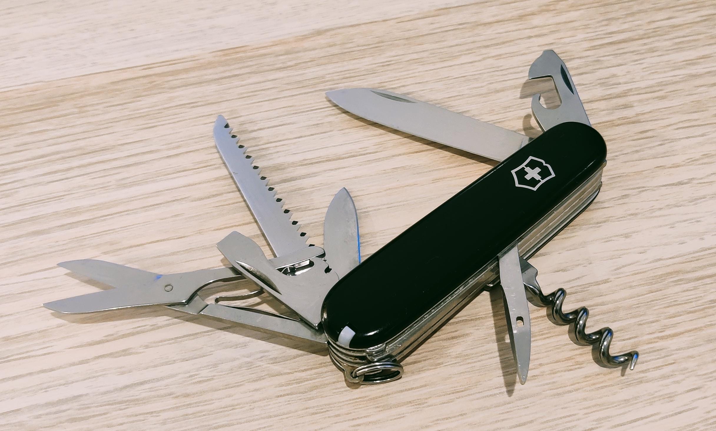 Victorinox Swiss Army Huntsman 1985-1991 Preto