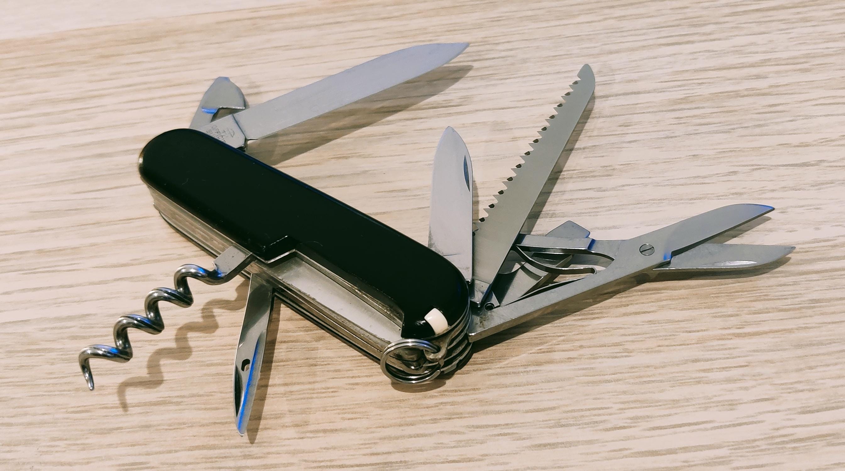 Victorinox Swiss Army Huntsman 1985-1991 Preto