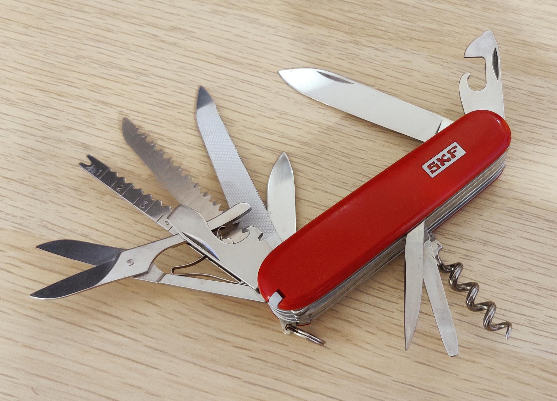 Victorinox Swiss Army Handyman Original 1983-1985 SKF Metal incrustado