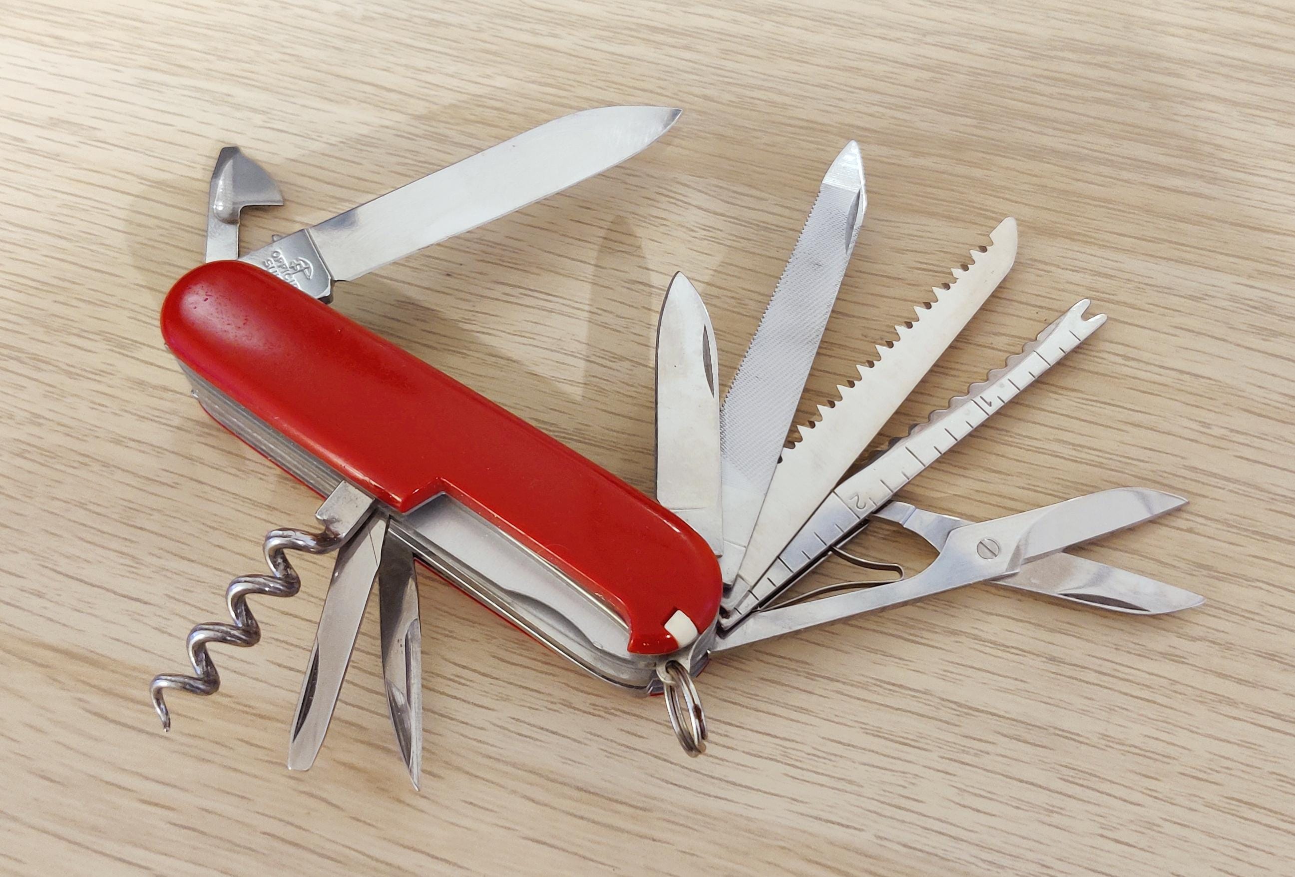 Victorinox Swiss Army Handyman Original 1983-1985 SKF Metal incrustado
