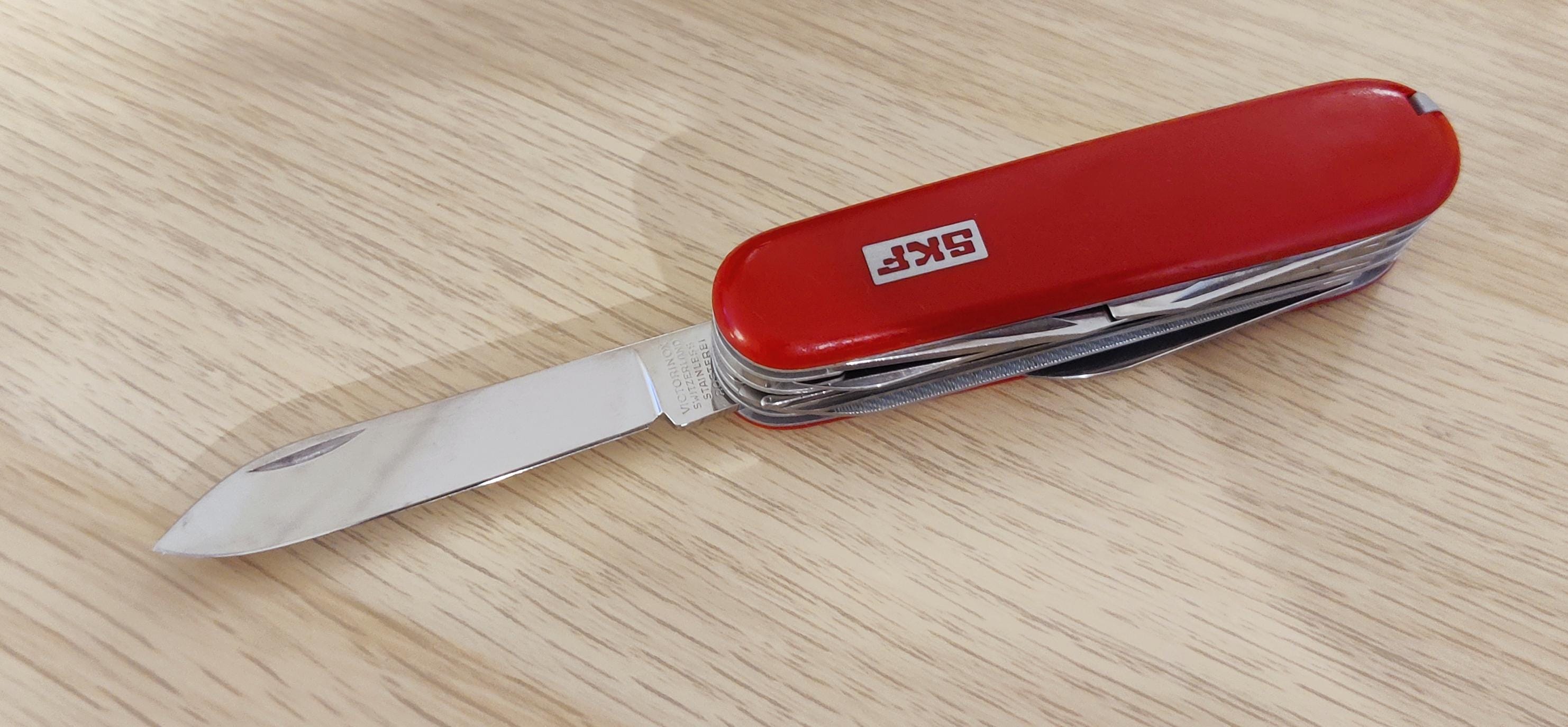 Victorinox Swiss Army Handyman Original 1983-1985 SKF Metal incrustado