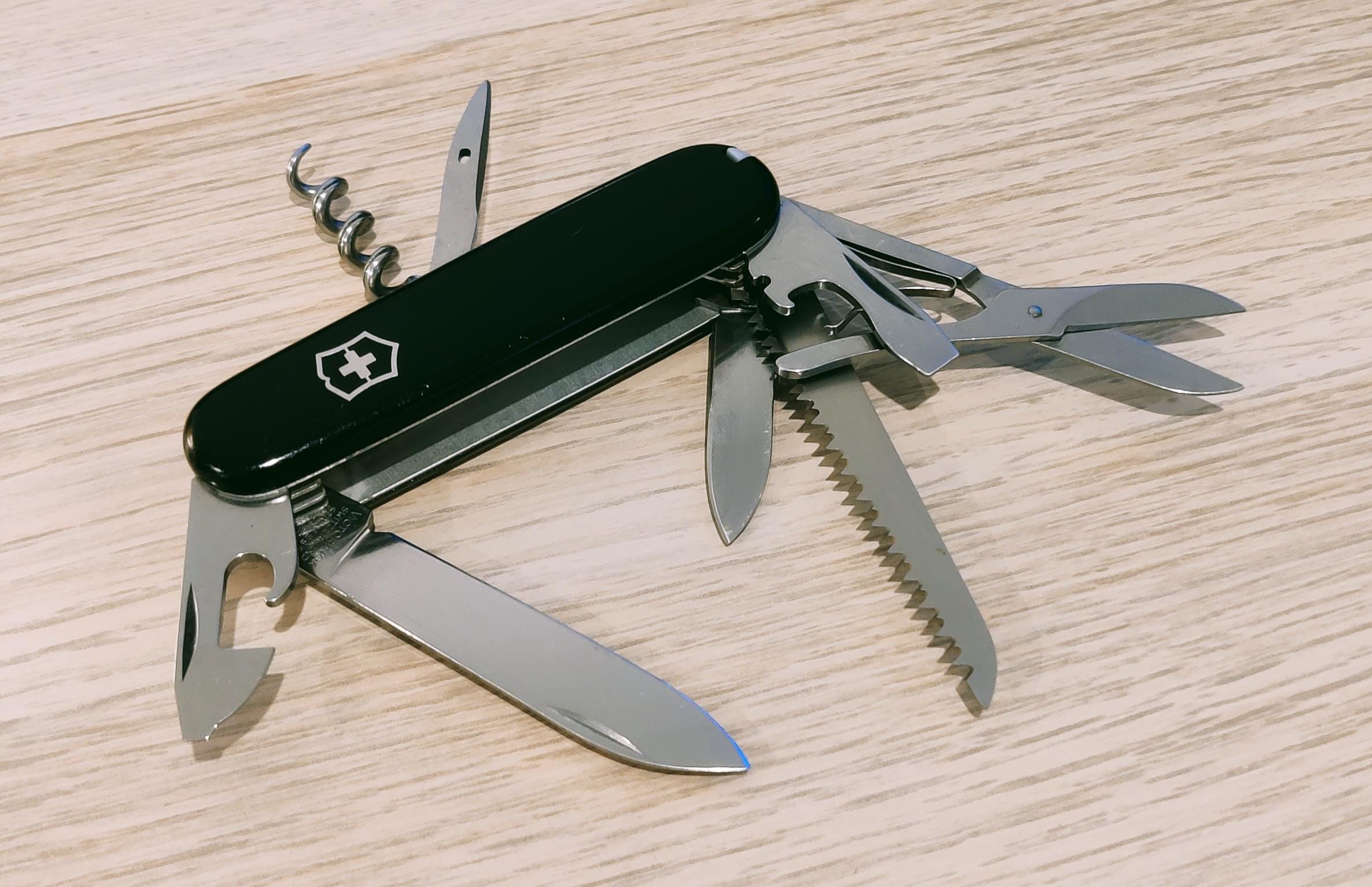 Victorinox Swiss Army Huntsman 1985-1991 Preto