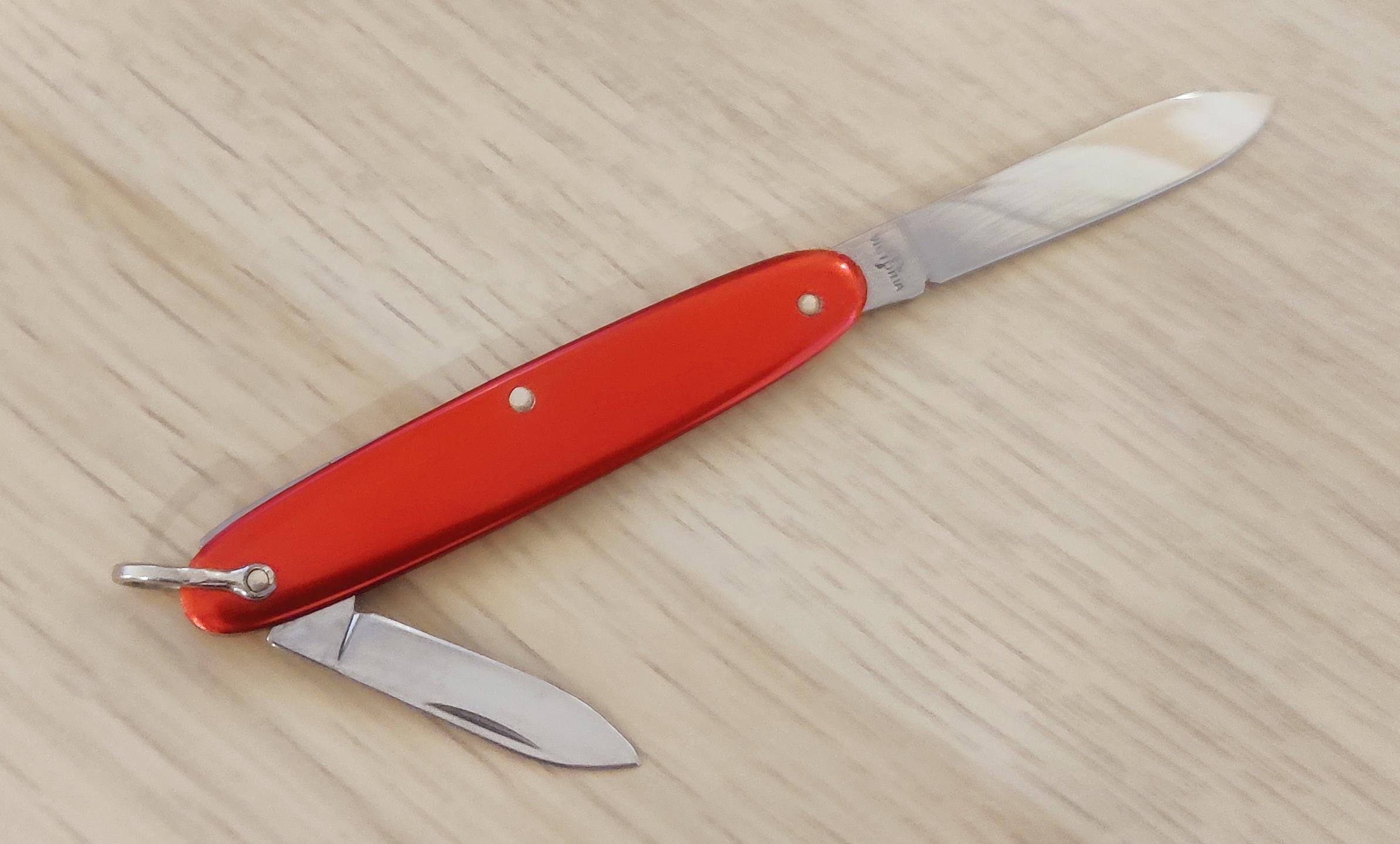 Victorinox Swiss Army Pocket Pal Victoria Smooth Alox 75mm 1960 bail