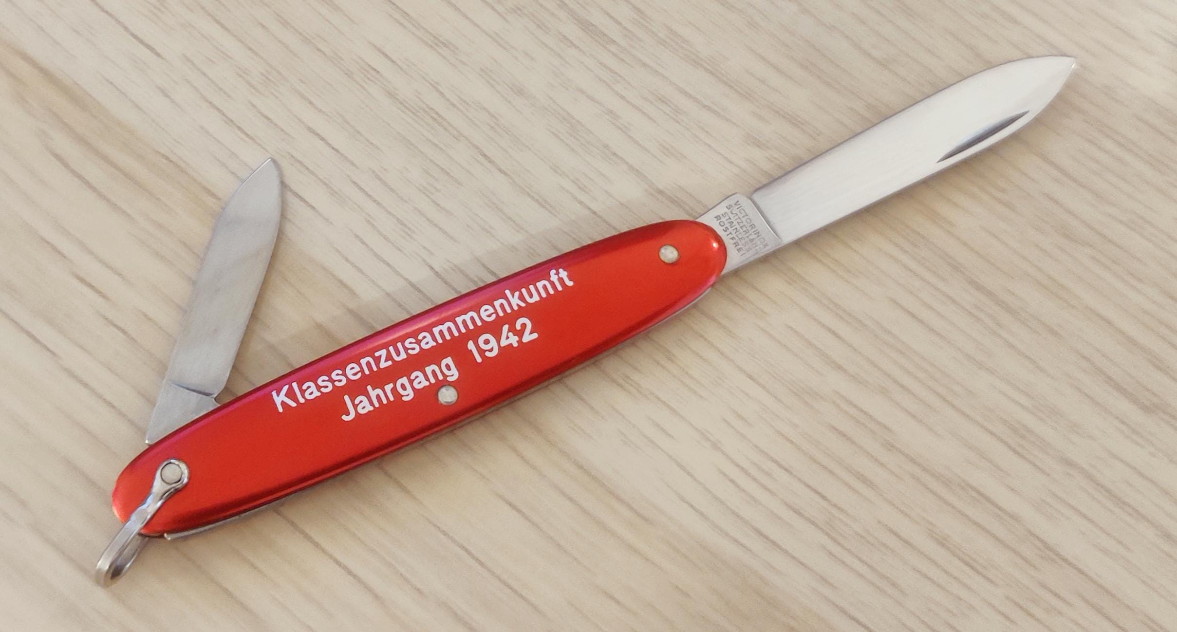 Victorinox Swiss Army Pocket Pal Victoria Smooth Alox 75mm 1960 bail