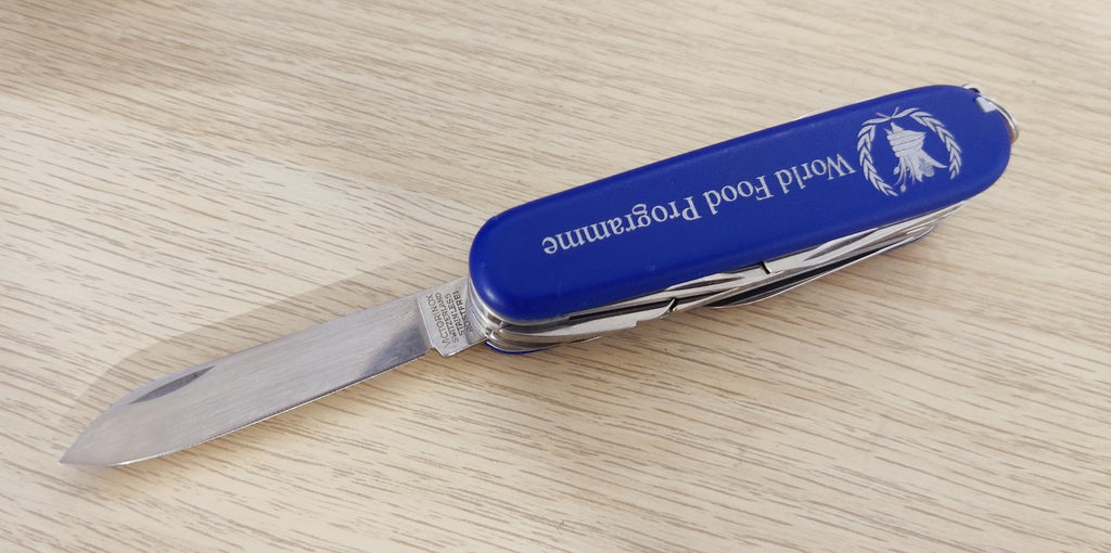 Victorinox Swiss Army Handyman blue Nylon World food Programme