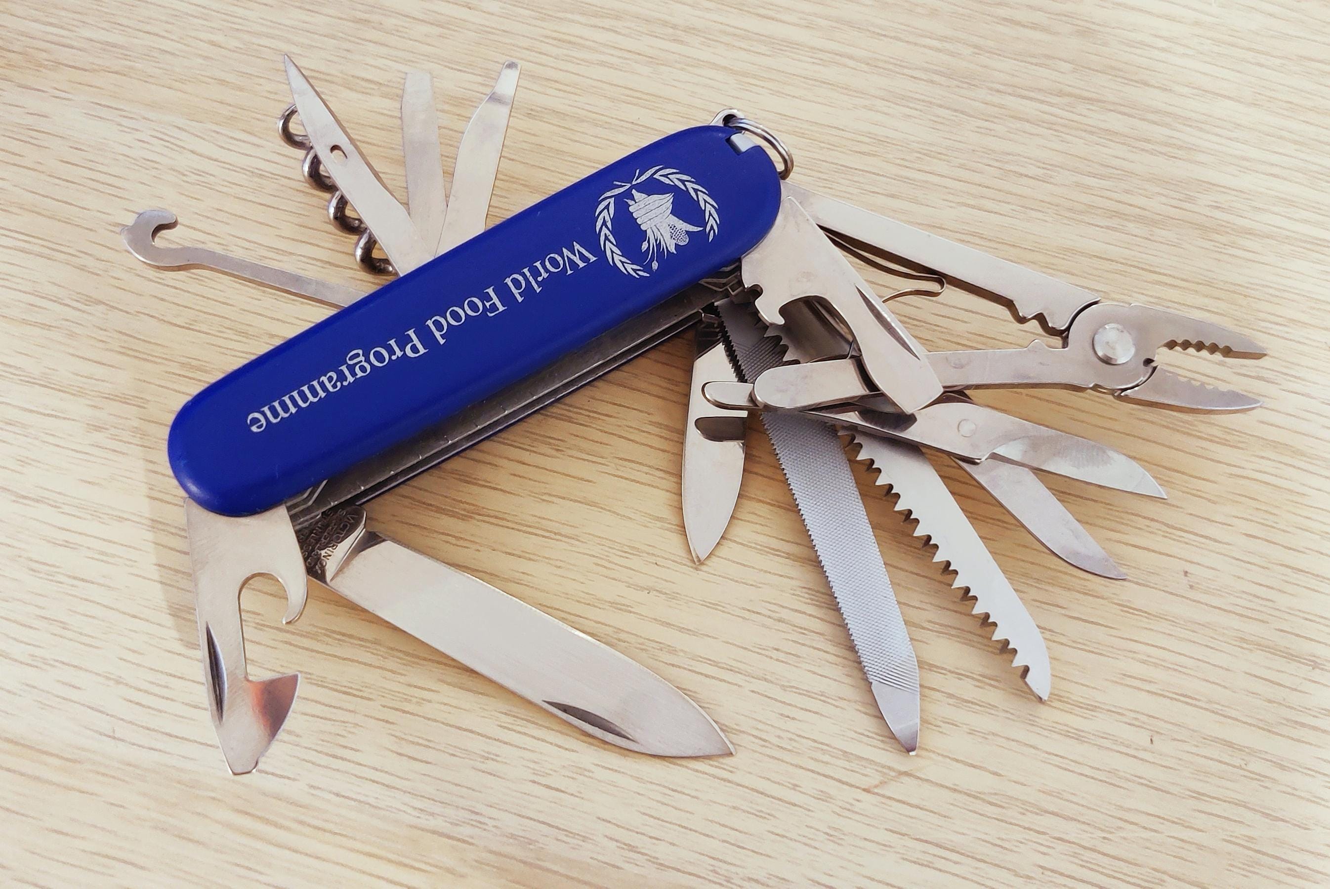 Victorinox Swiss Army Handyman blue Nylon World food Programme