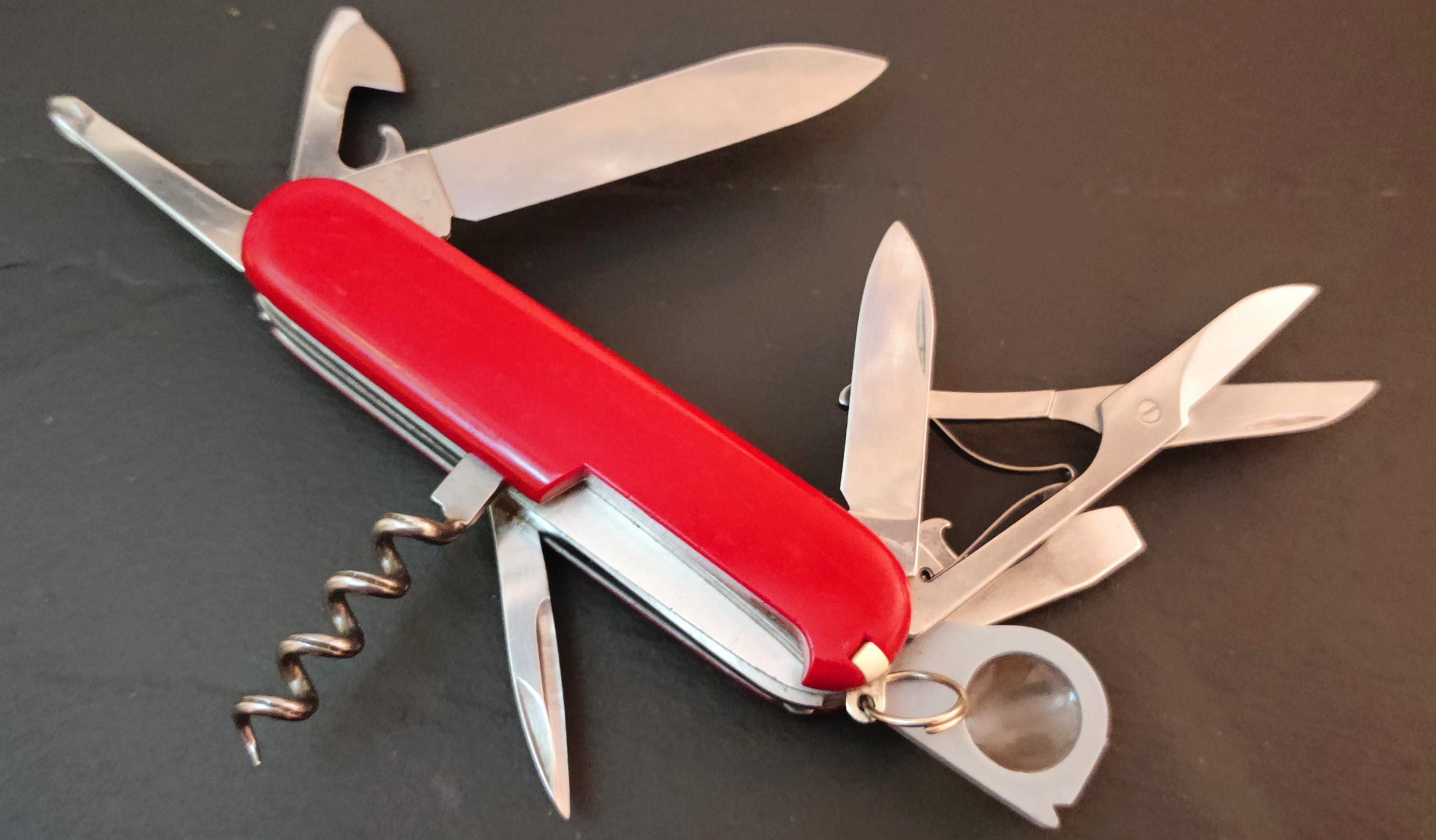 Victorinox Swiss Army Explorer Massimo com incrustação de metal 1976-1983