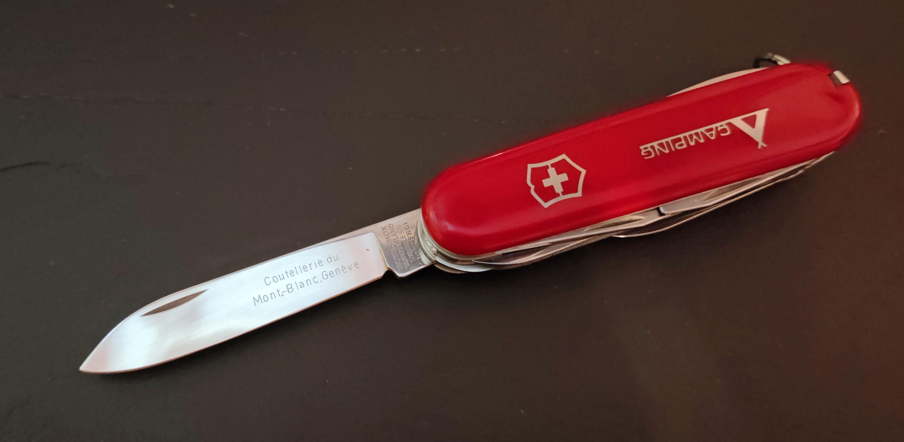 Victorinox Swiss Army Ranger Camping 1973-1976 Mont Blanc Geneve