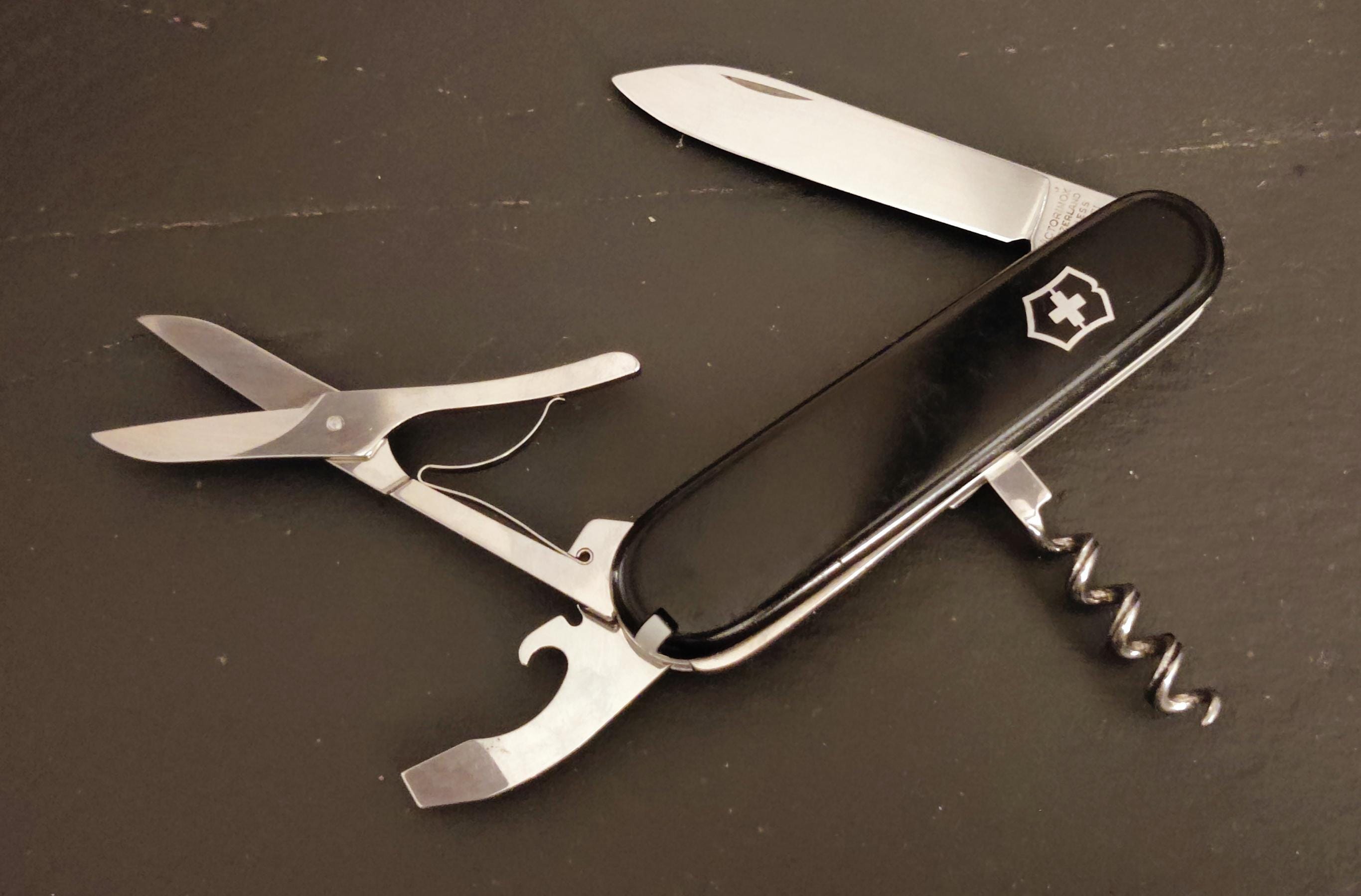 Victorinox Swiss Army Golfer 91mm Basler 1985 Metal inlay